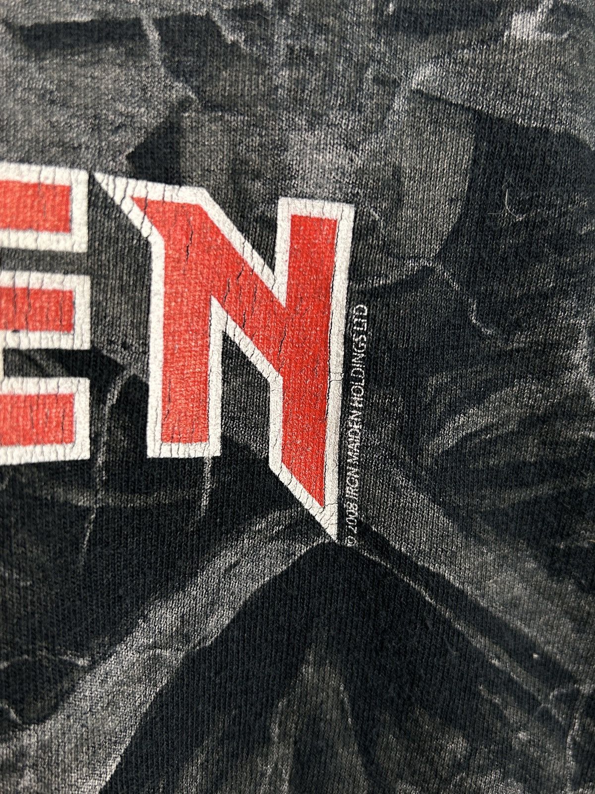 Band Tees 00s Vintage Iron Maiden 2008 Allover Print AOP Band T-Shirt Size US S / EU 44-46 / 1 - 3 Thumbnail
