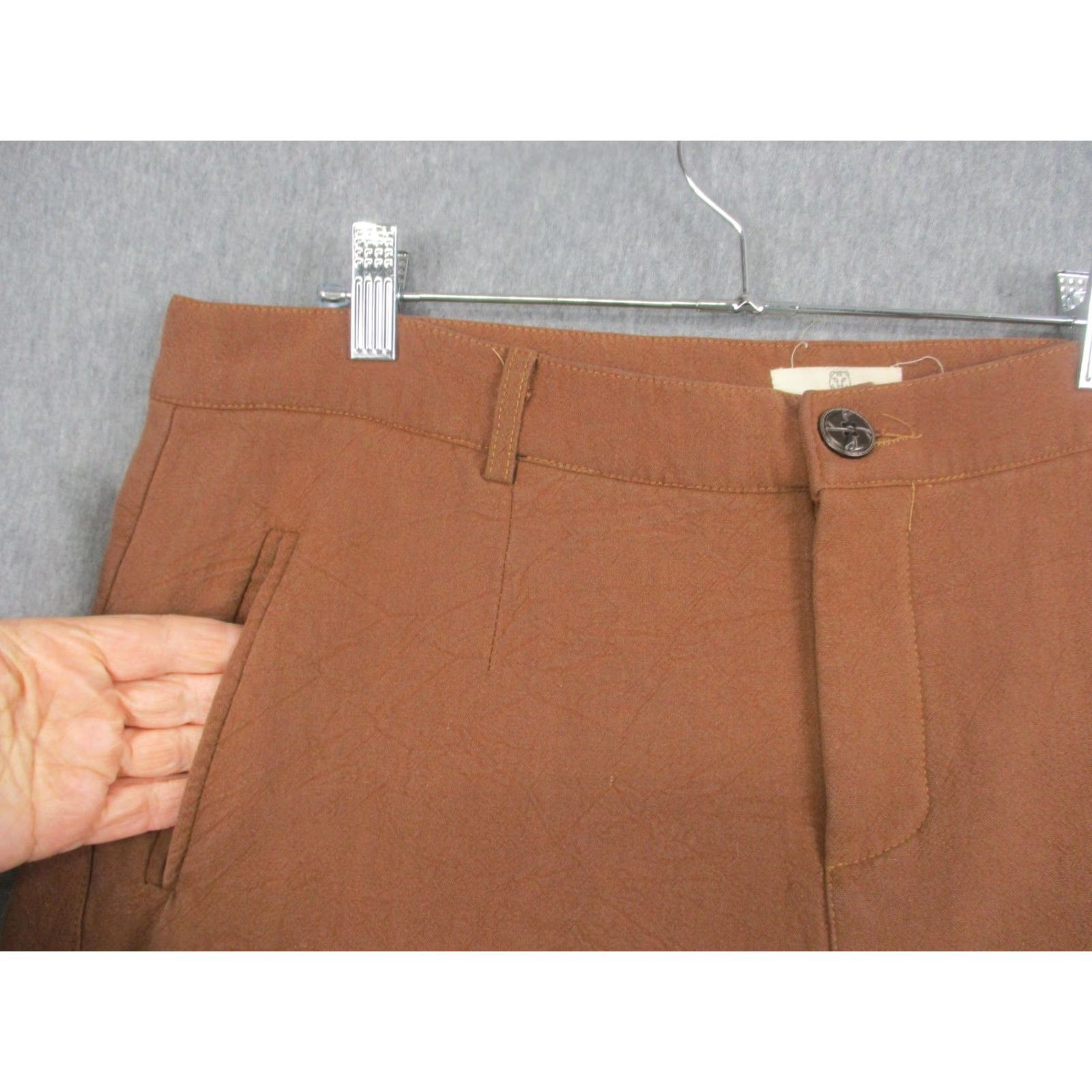 Vintage MR-DONOO Pants Mens 37 Jogger Brown Insulated Winter Lined Chino Relaxed Tapered Size US 37 - 4 Thumbnail