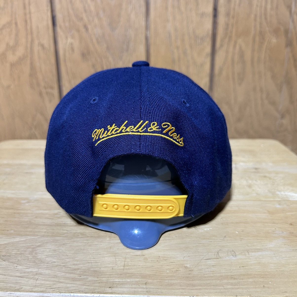Mitchell & Ness Golden State Warriors Snapback Hat Cap NBA Mitchell & Ness Size ONE SIZE - 4 Thumbnail