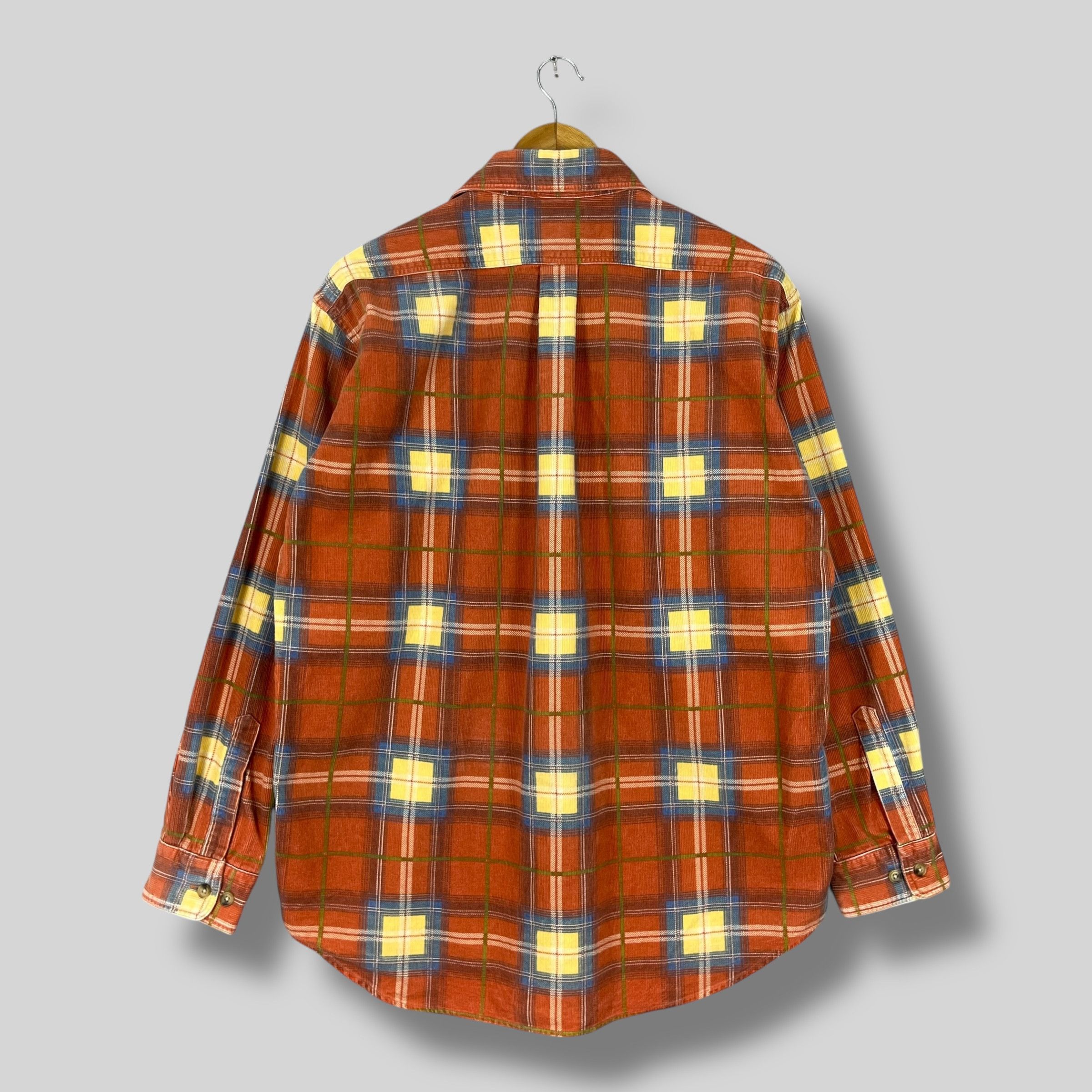 Flannel Vintage Y2K Plaid Checkered Tartan Orange Flannel Size US L / EU 52-54 / 3 - 7 Thumbnail