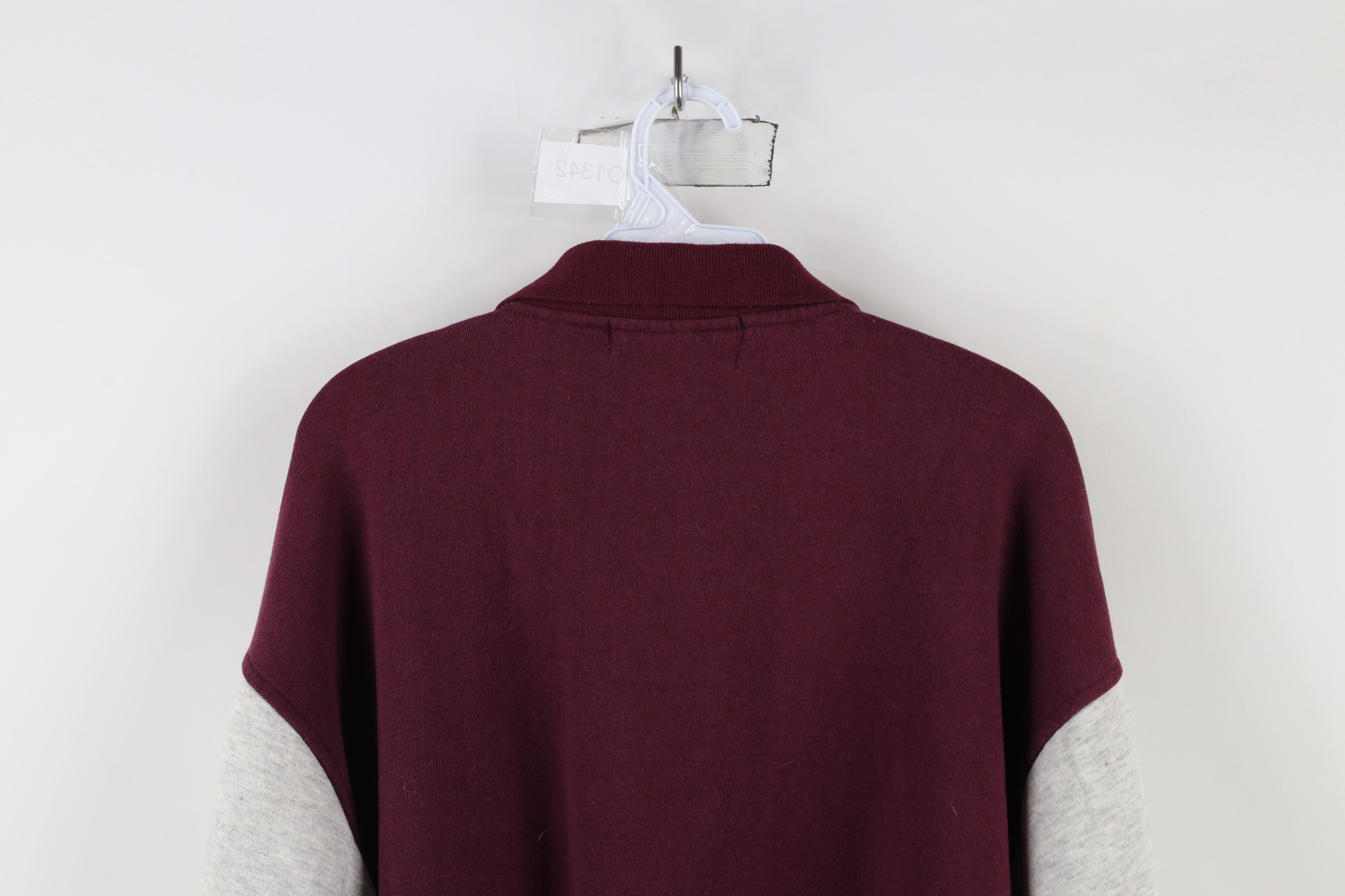 Vintage Vintage 90s Streetwear Block Collared Pullover Sweatshirt Size US L / EU 52-54 / 3 - 11 Thumbnail