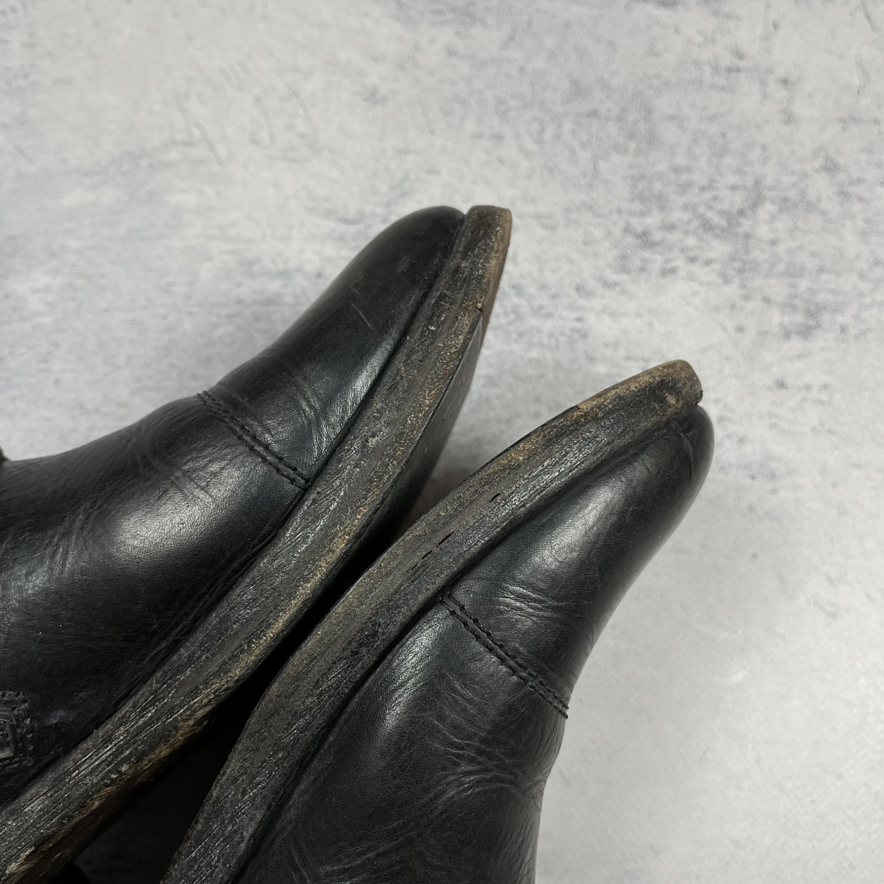 MoMA Ladies MoMA Avant-Garde Black Leather Chelsea Boots Size US 7 / IT 37 - 10 Thumbnail