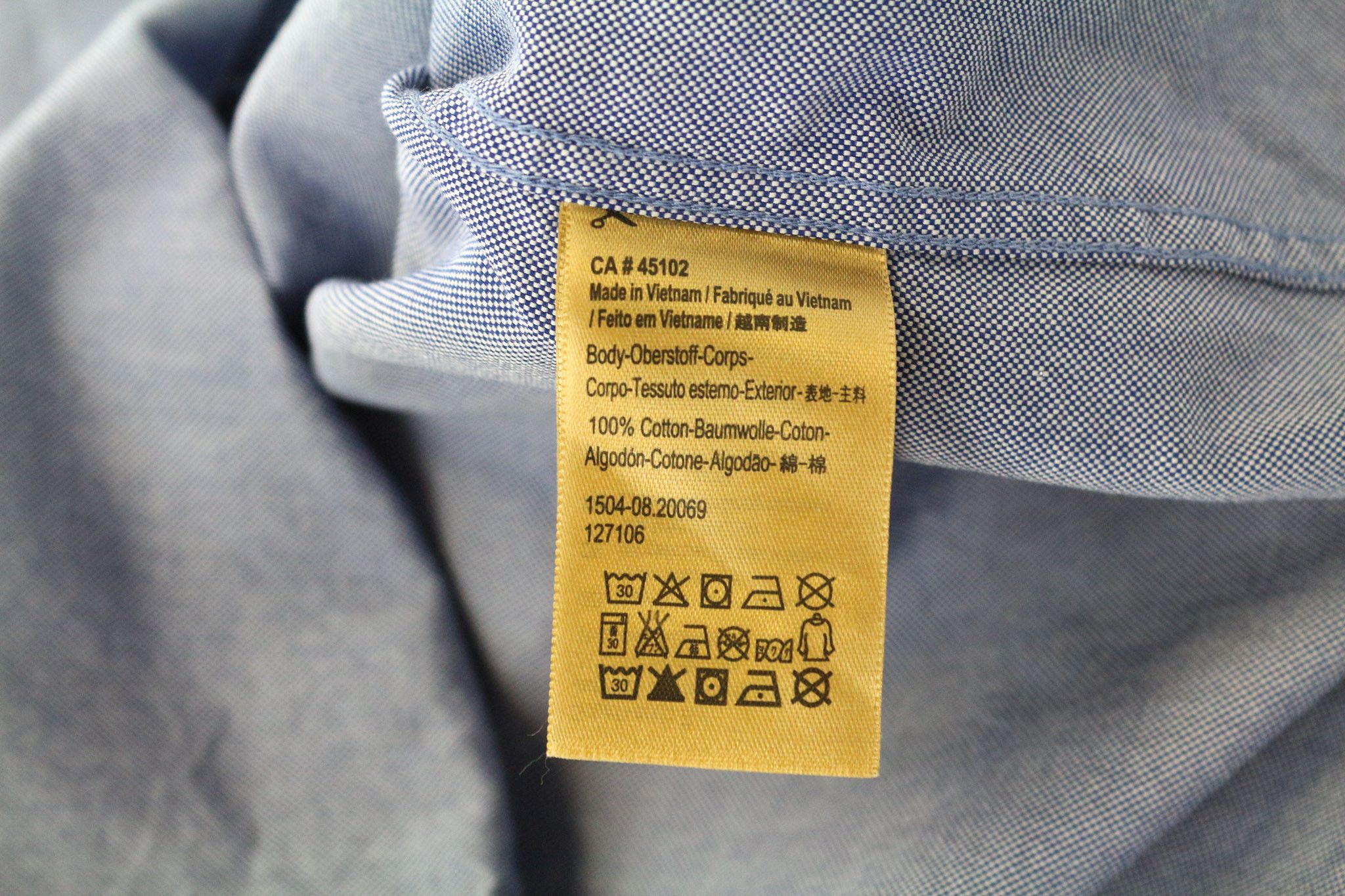 Scotch & Soda AMS COUTURE M Blue Cotton Long Sleeve Shirt 74251 Size US M / EU 48-50 / 2 - 6 Thumbnail