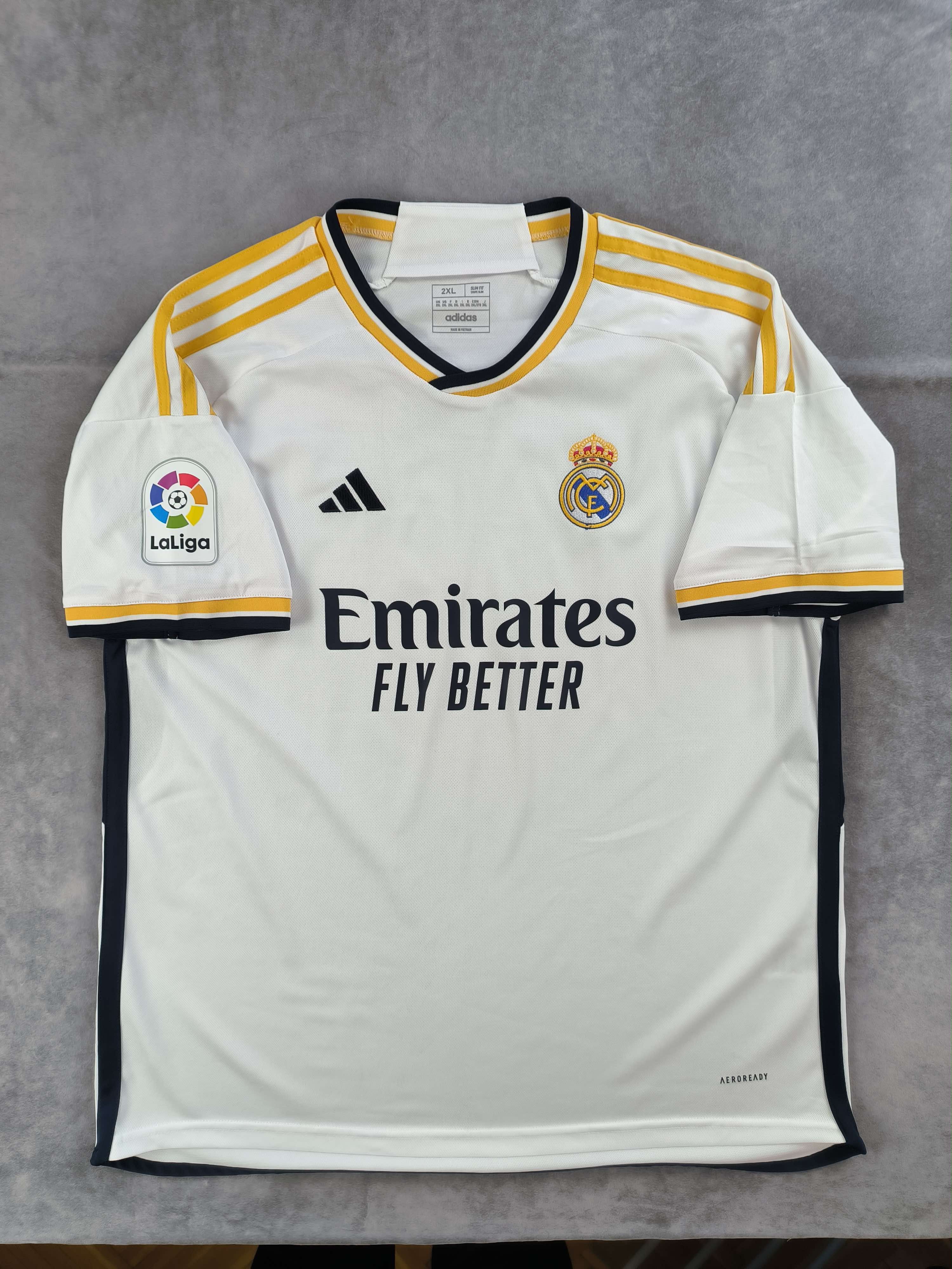 Adidas Real Madrid 2023-24 Adidas home football jersey size XXL Size US XXL / EU 58 / 5 - 1 Thumbnail