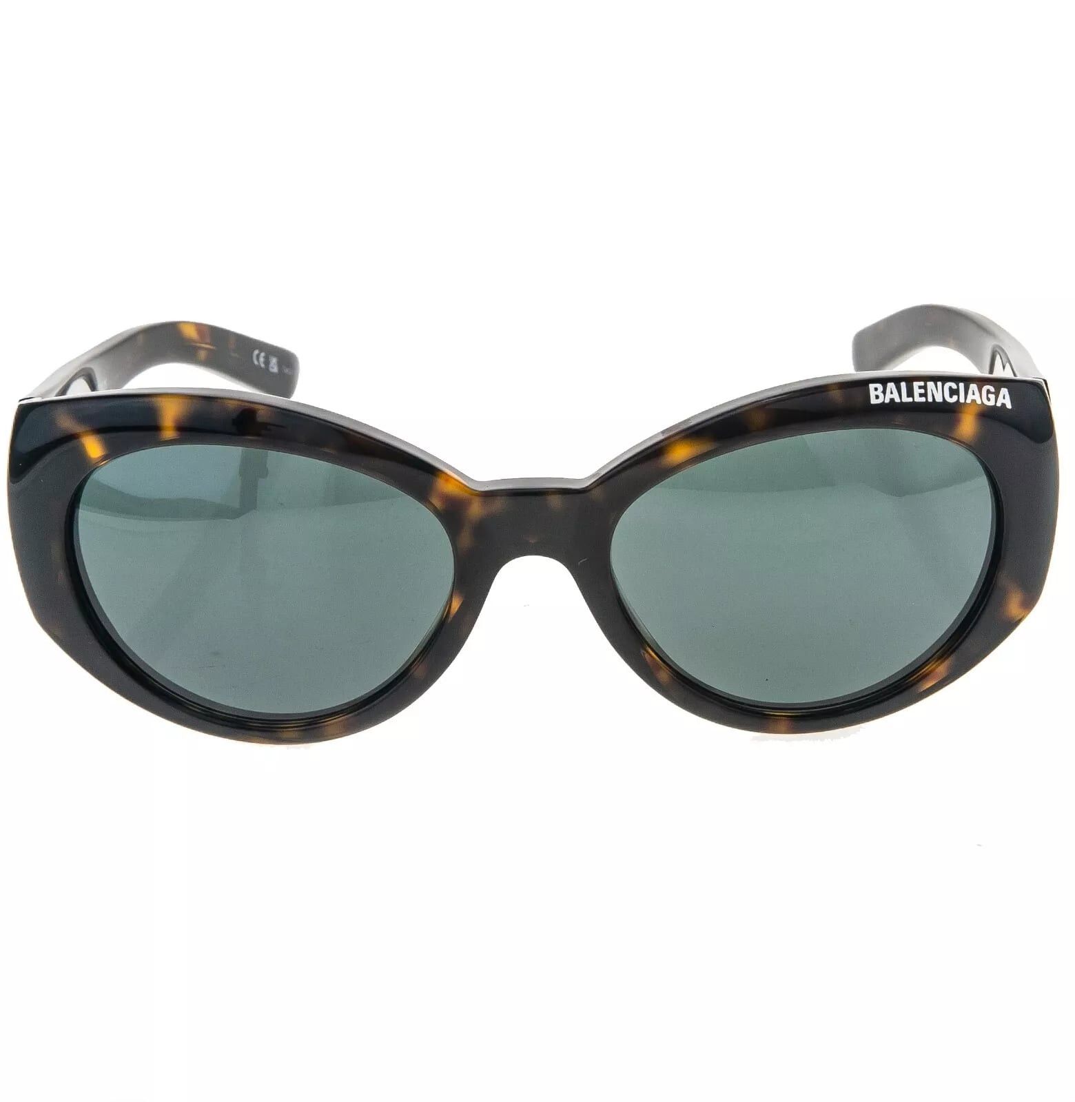 Balenciaga BALENCIAGA Oval 0267 Brown Logo Sunglasses BB0267S 002 Size ONE SIZE - 8 Thumbnail