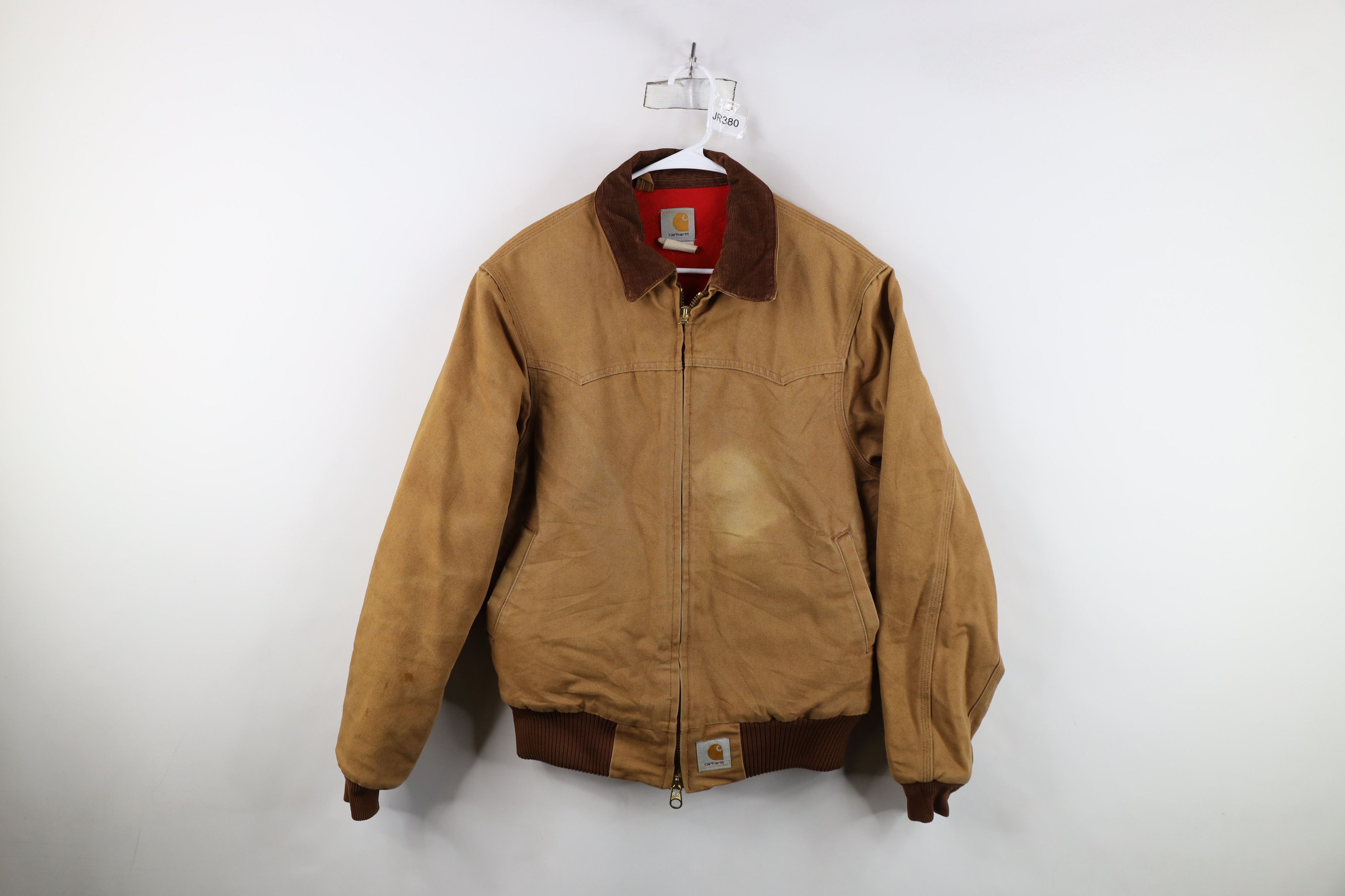 Carhartt Vintage 90s Carhartt Quilted Western Bomber Jacket Brown J13 Size US M / EU 48-50 / 2 - 1 Thumbnail