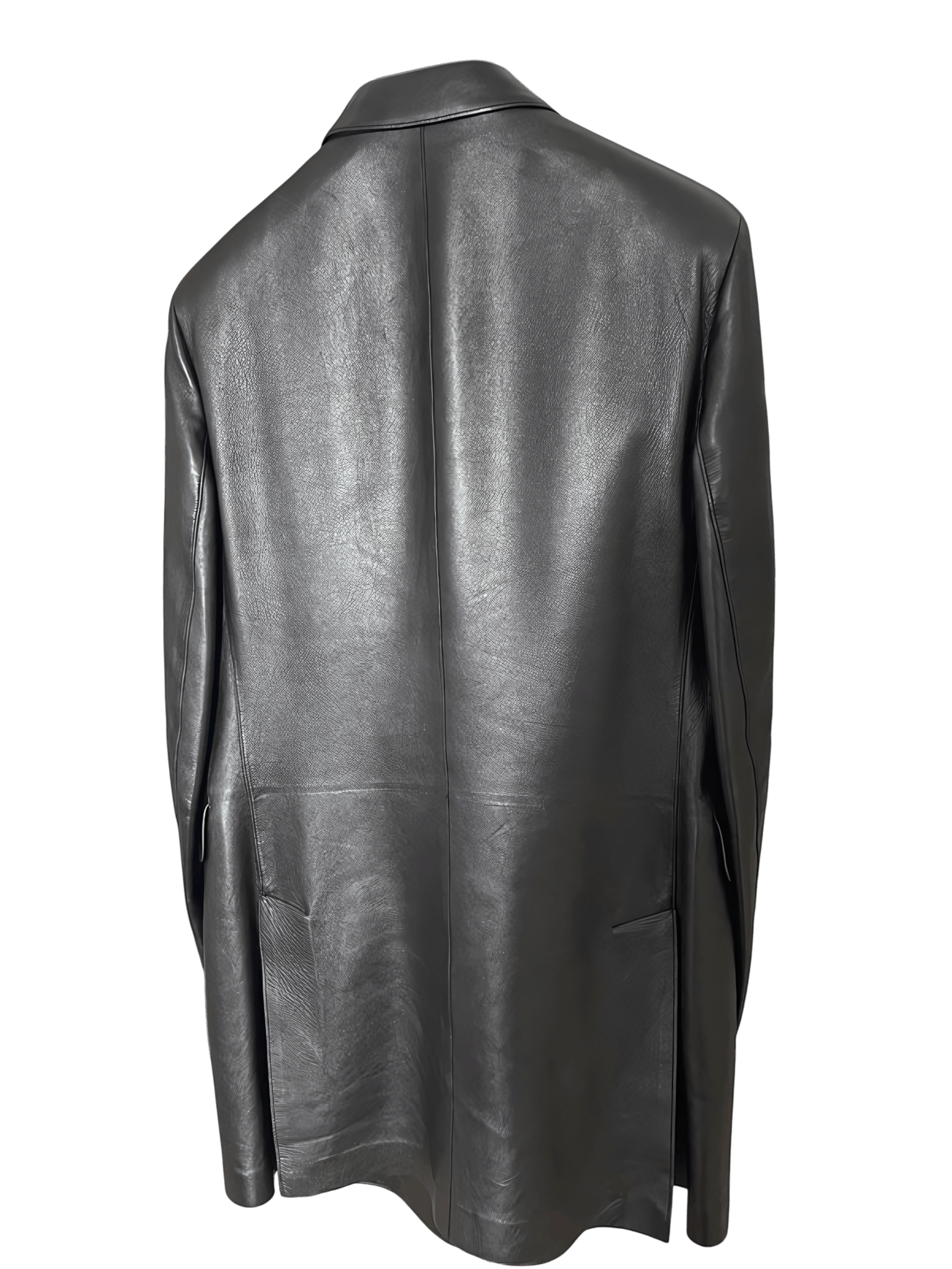 Berluti S/S 2019 RUNWAY LEATHER COAT BY KRIS VAN ASSCHE Size US M / EU 48-50 / 2 - 2 Thumbnail