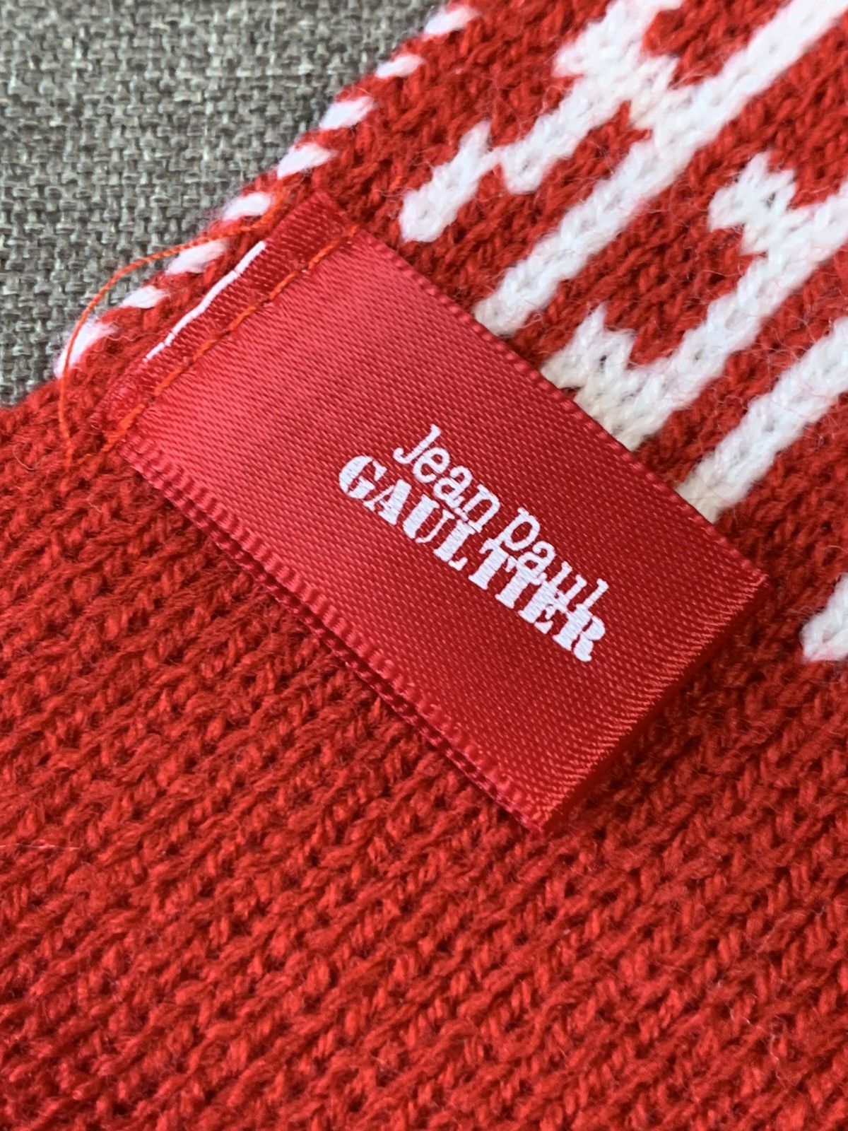 Jean Paul Gaultier Jean Paul Gaultier I love Gaultier Stripe Scarf Size ONE SIZE - 4 Thumbnail