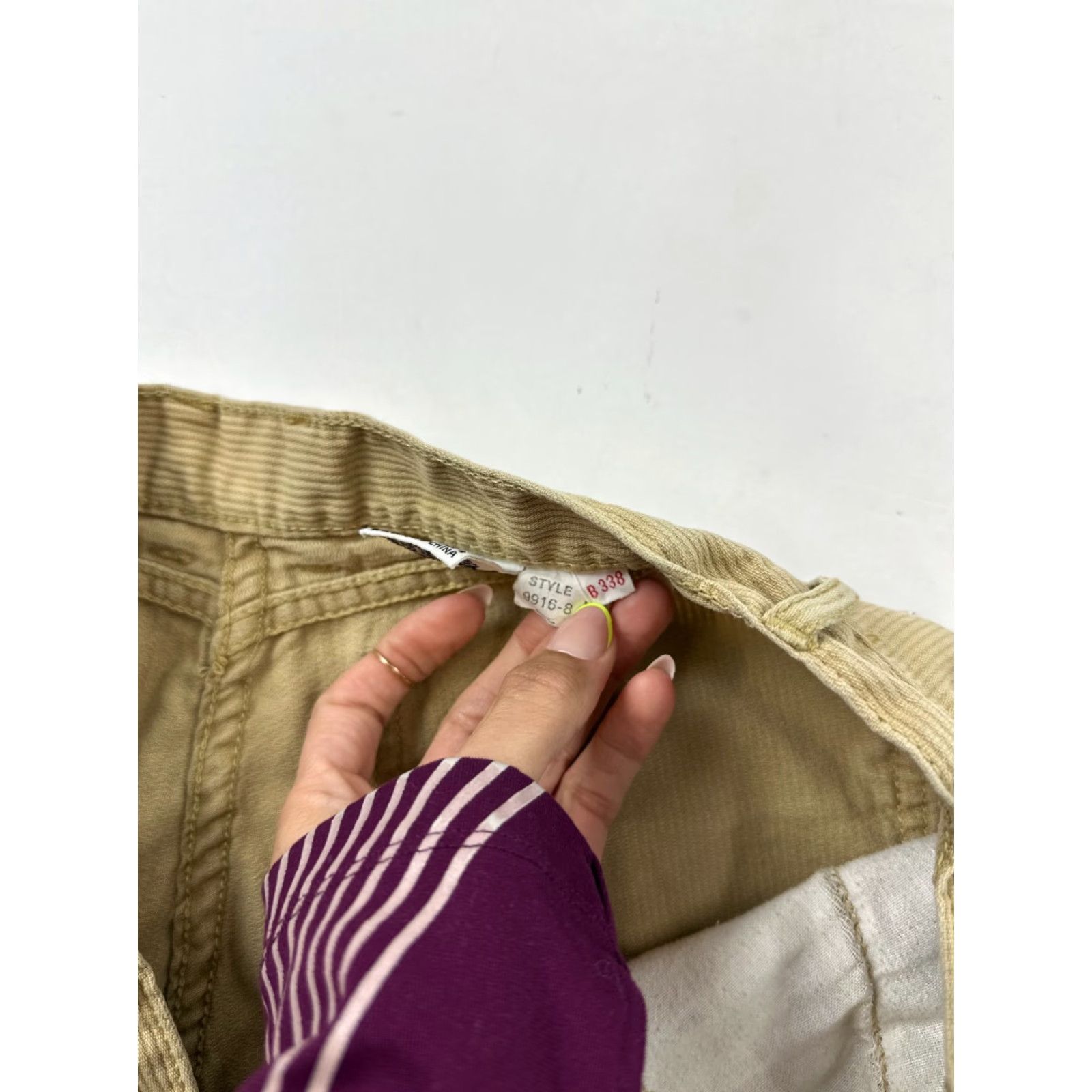 Vintage VINTAGE Brittania Pants Womens 36L Brown Corduroy High Rise Straight Leg Chino Casual Men/Women? Size 25" / US 0 / IT 36 - 7 Thumbnail