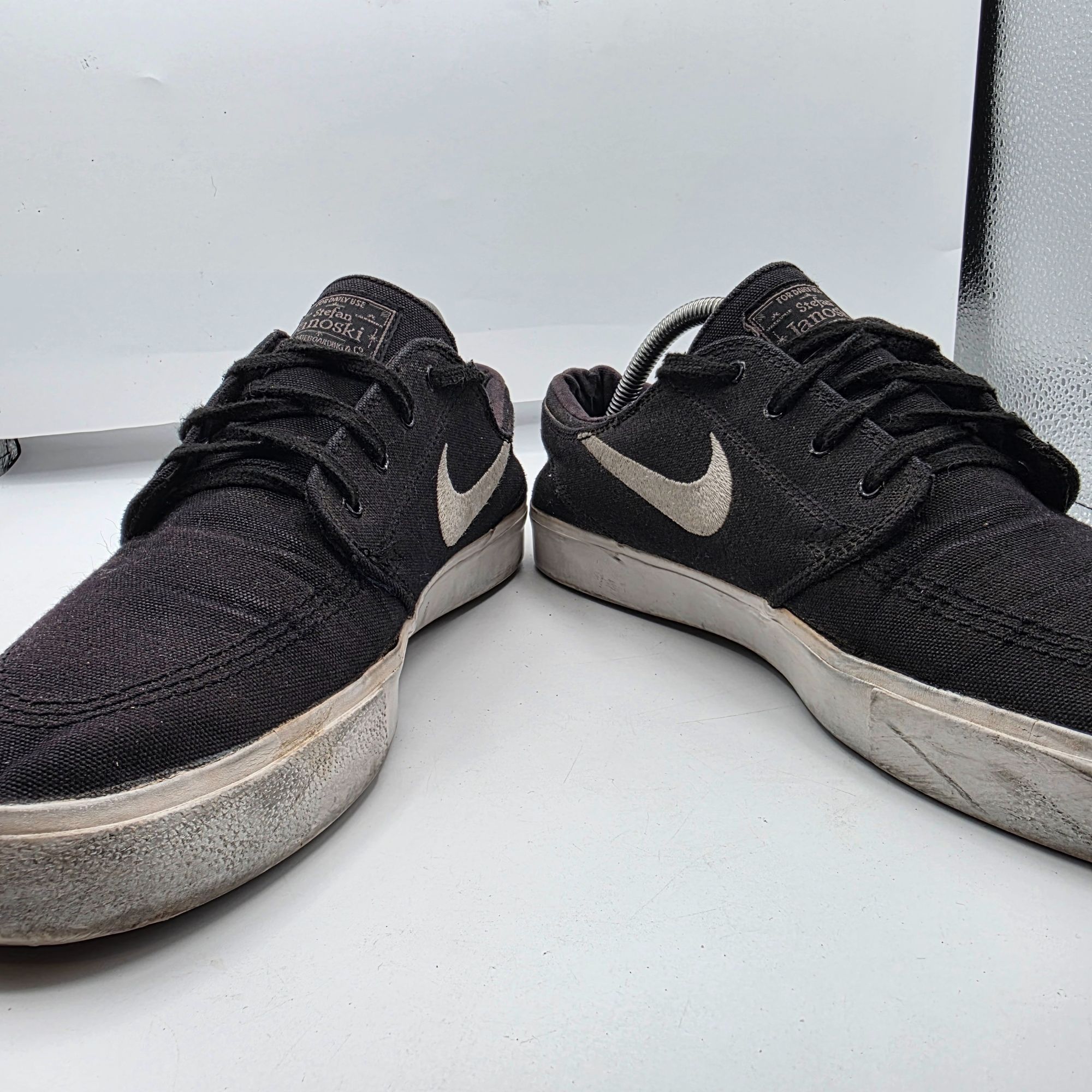 Nike Nike SB Stefan Janoski Mens Size 10 Black Canvas Skateboard Size US 10 / EU 43 - 3 Thumbnail