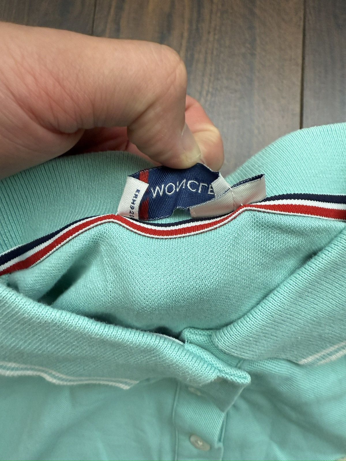 Moncler Vintage Y2K Moncler Polo T-shirt Size L / US 10 / IT 46 - 5 Thumbnail
