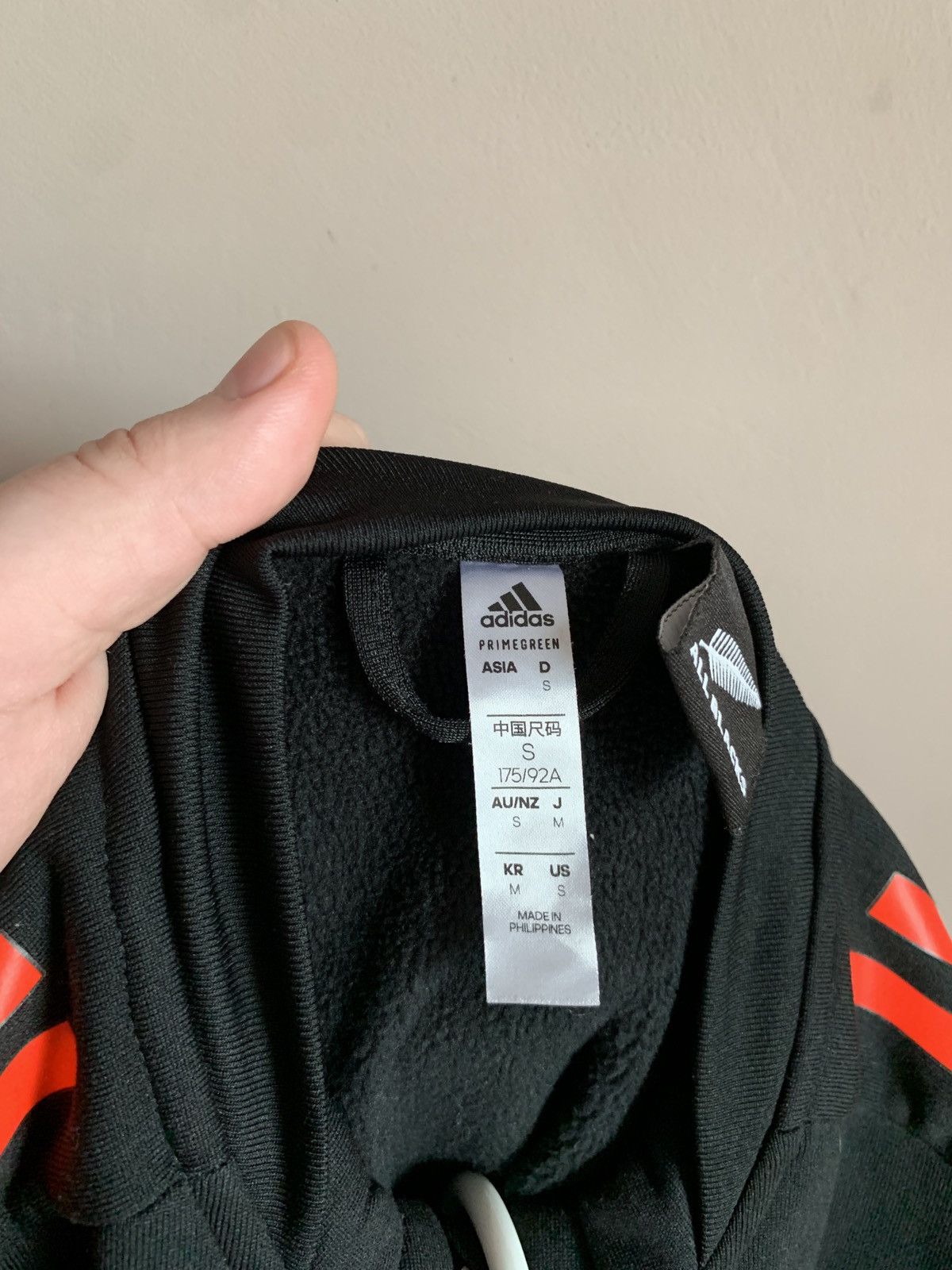Adidas All Blacks New Zealand TrainingRugby Sweatshirt Adidas Sz S Size US S / EU 44-46 / 1 - 7 Thumbnail