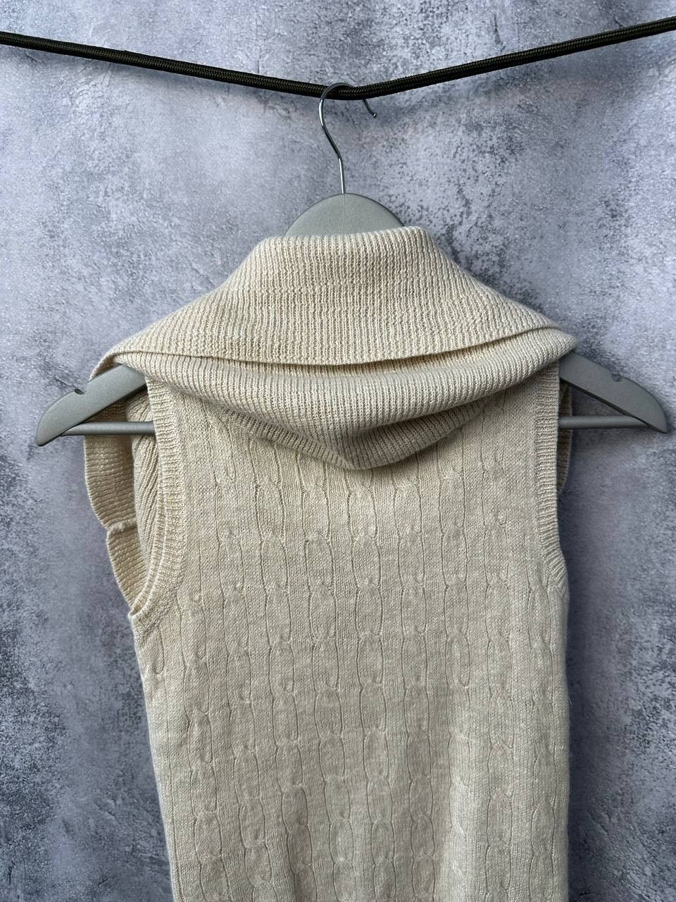 Ralph Lauren Ralph Lauren Cowl Neck Sweater Linen/Alpaca Vest Vintage Size M / US 6-8 / IT 42-44 - 7 Thumbnail