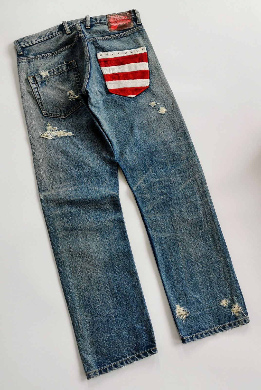 14th Addiction Thrashed Punk Sweats & Bloods RNA Japan Jeans Size US 32 / EU 48 - 10 Thumbnail