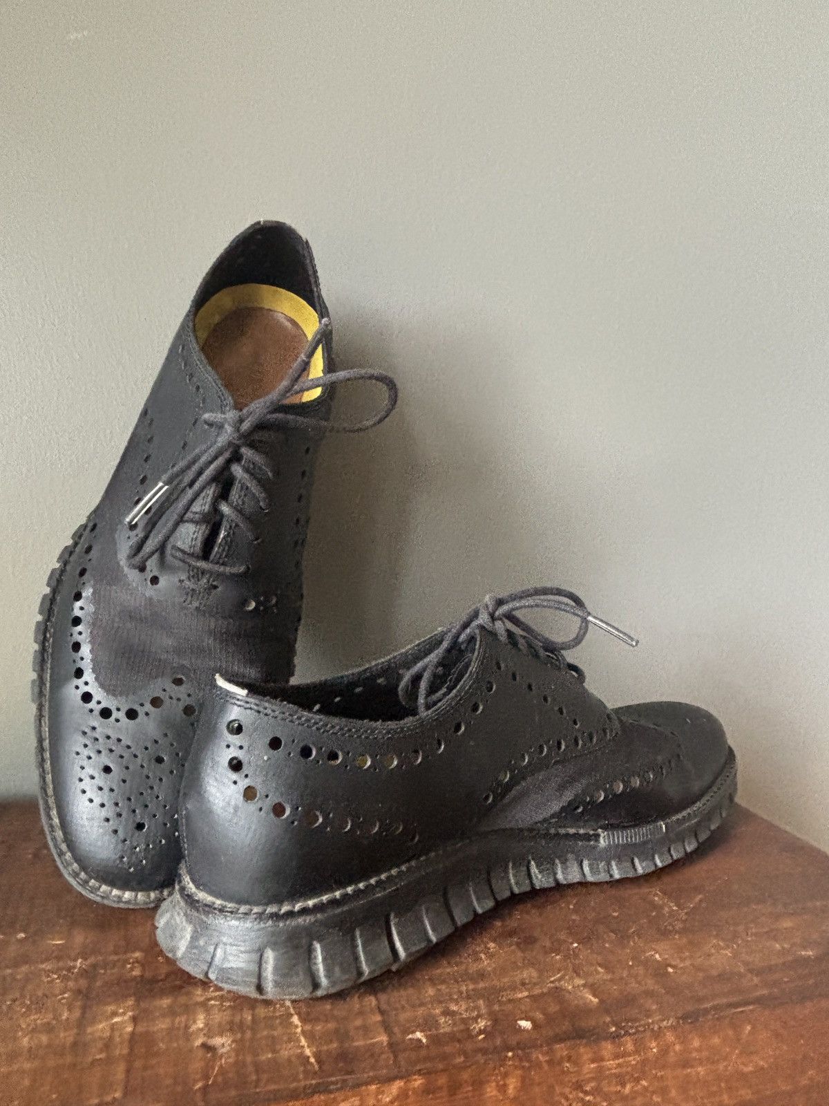 Cole Haan Cole Haan ZERØGRAND Black leather shoes - 7 M Size US 7 / EU 40 - 10 Thumbnail