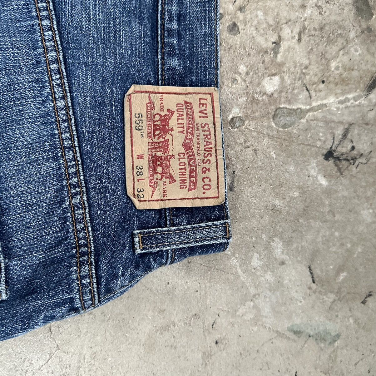 Levi's Vintage 559 Levis Jeans relaxed straight fit W38 Size US 38 / EU 54 - 7 Thumbnail