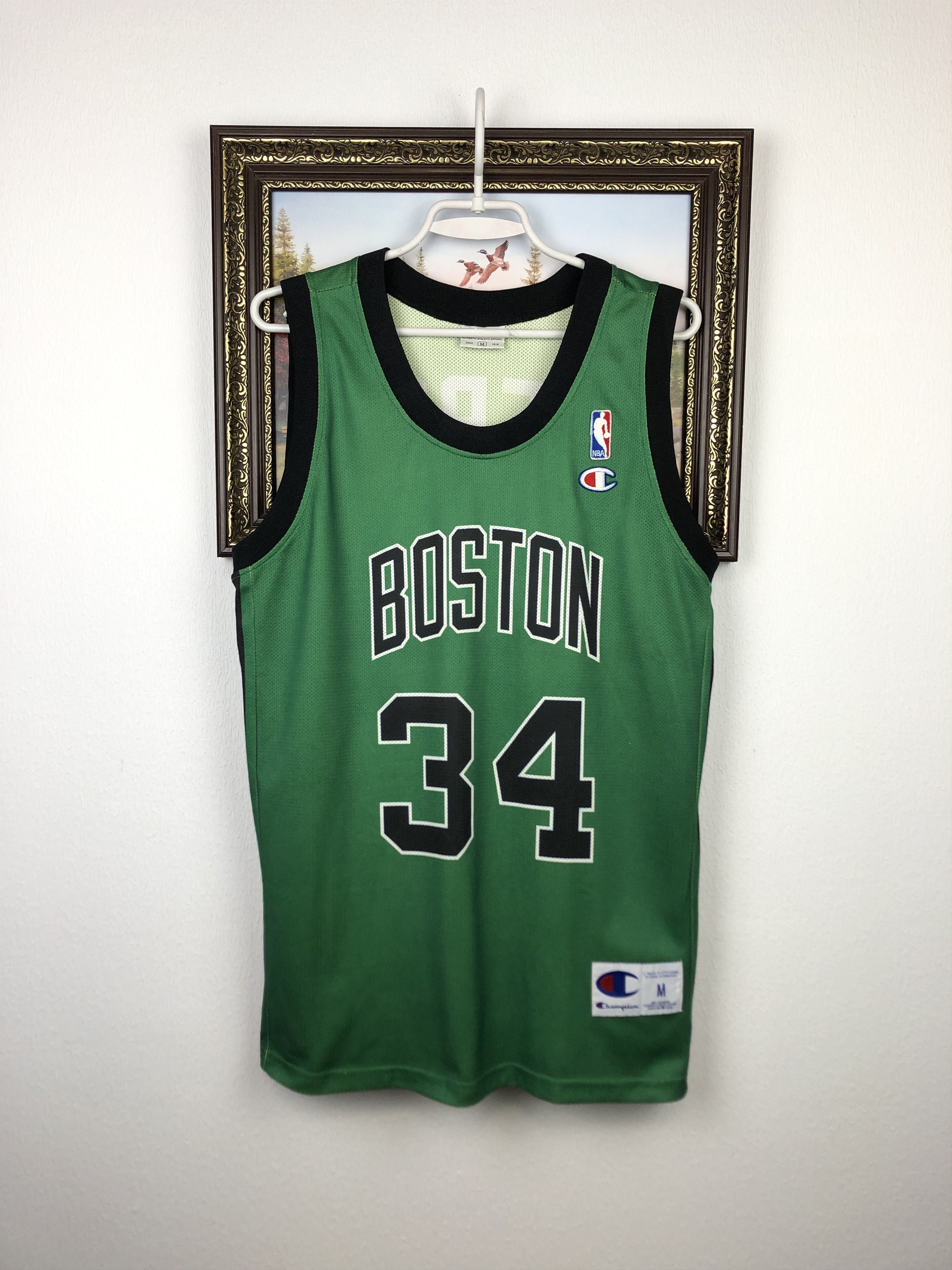 Vintage Champion Boston Celtics Jersey Paul Pierce NBA Shirt