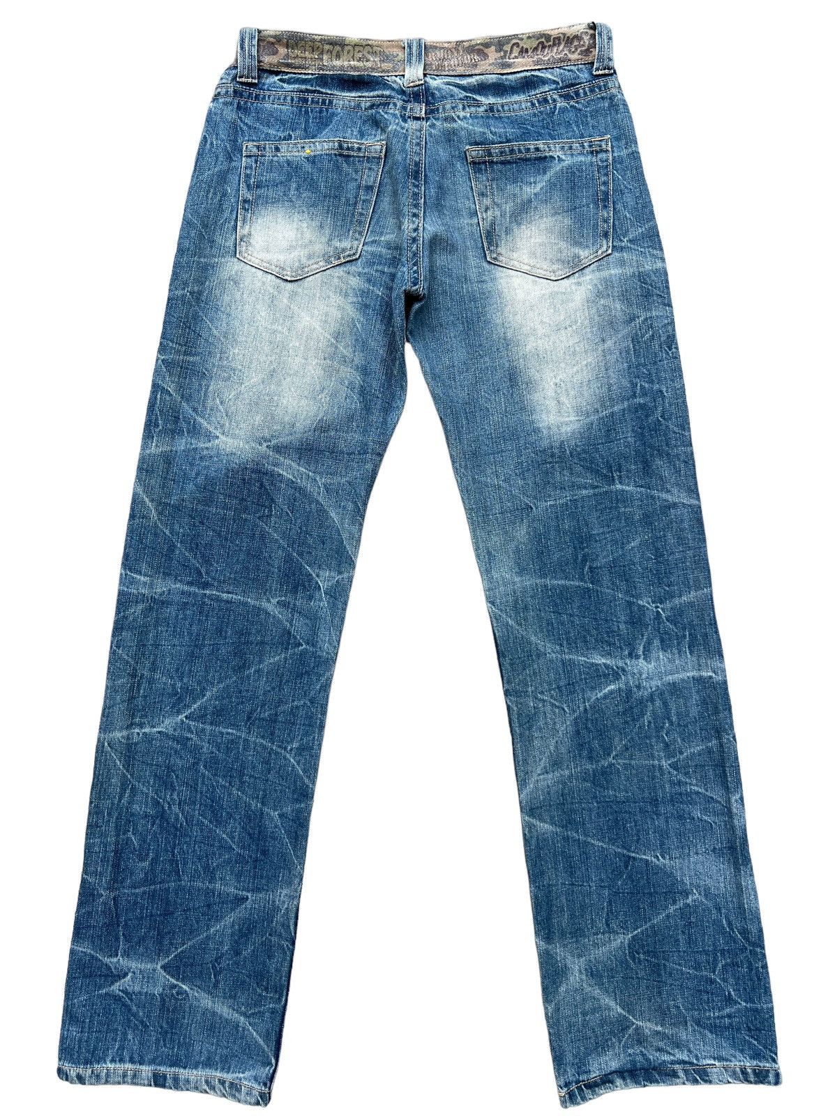 Japanese Brand Japanese Distressed Patchwork Patches Denim Jeans 31x31 Size US 31 - 3 Thumbnail