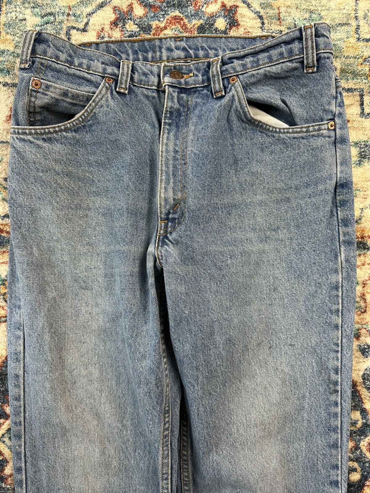 Levi's × Vintage Vintage Levi’s 619 Orange Tab Lightwash Jeans Size 32 Size US 32 / EU 48 - 6 Thumbnail