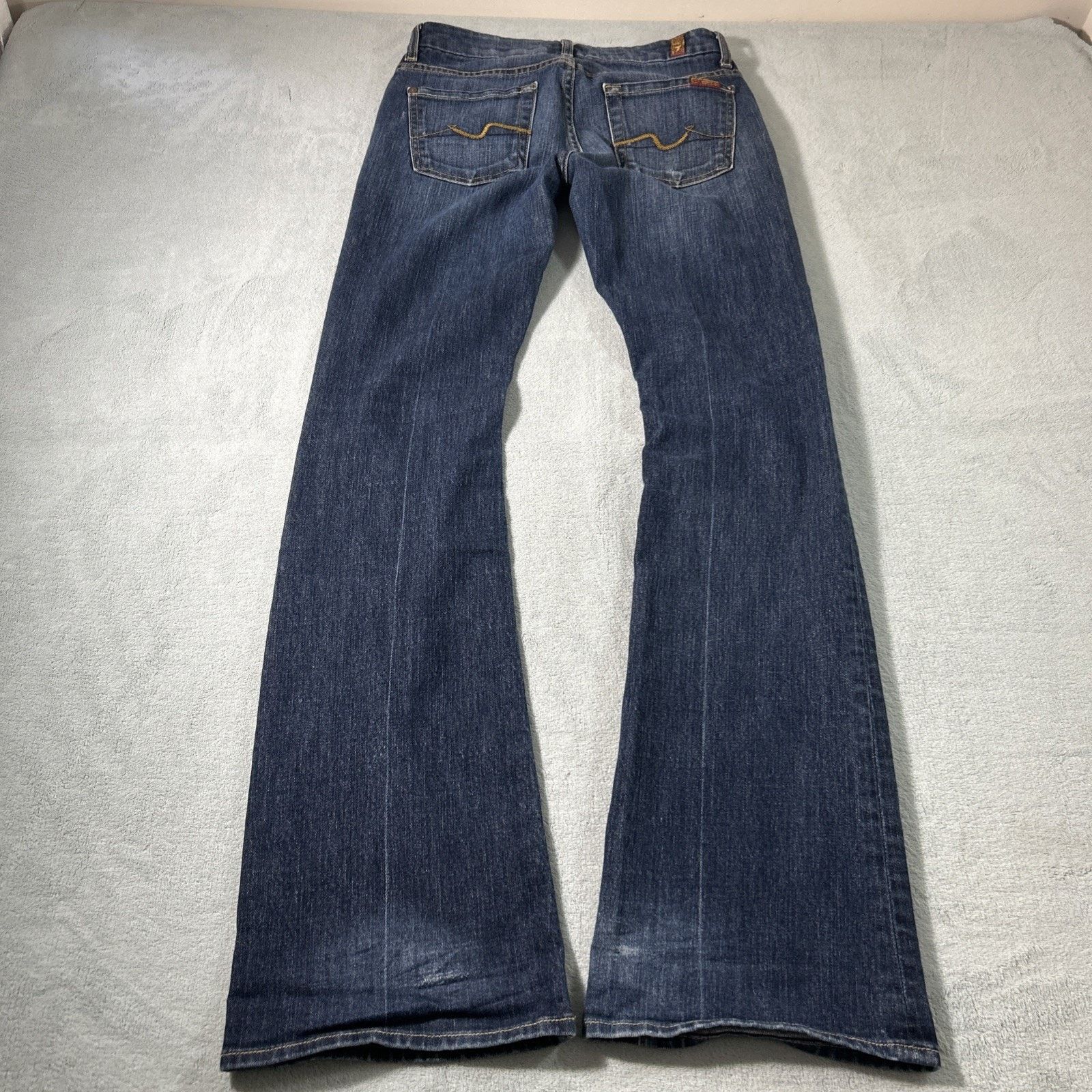 7 For All Mankind 7 ForAll Mankind Beyond Baggy Dojo Jeans 25 28x32 Flare Wide Size 28" / US 6 / IT 42 - 13 Thumbnail