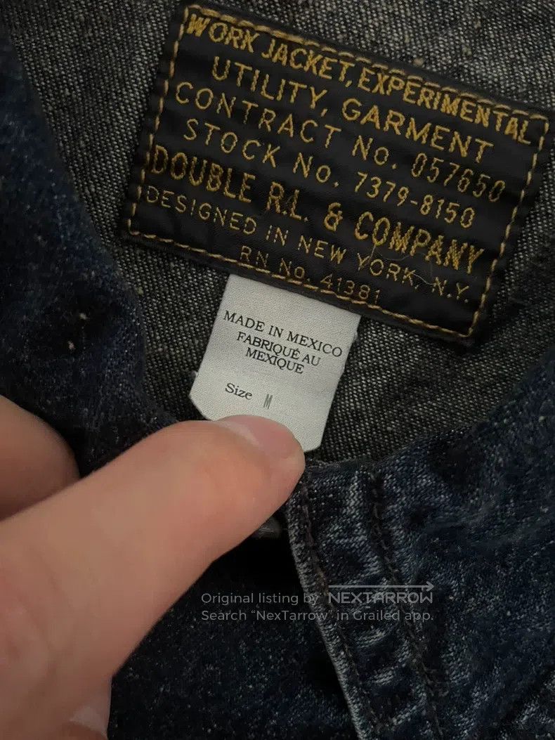 RRL Ralph Lauren RRL Ralph Lauren Indigo dyed denim workwear jacket Size US M / EU 48-50 / 2 - 2 Thumbnail