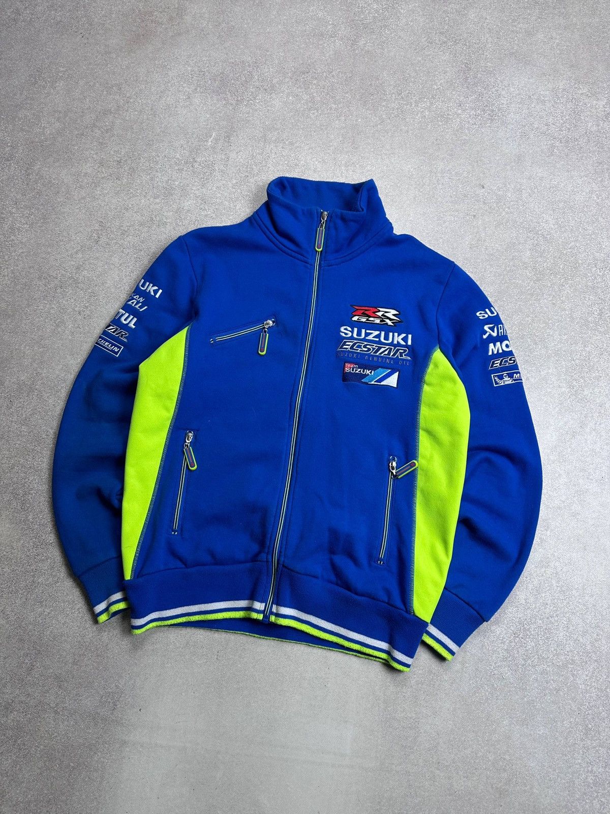 Formula 1 Vintage Team Suzuki F-1 Racing Michelin Moto Zip Jacket M Size US M / EU 48-50 / 2 - 4 Thumbnail