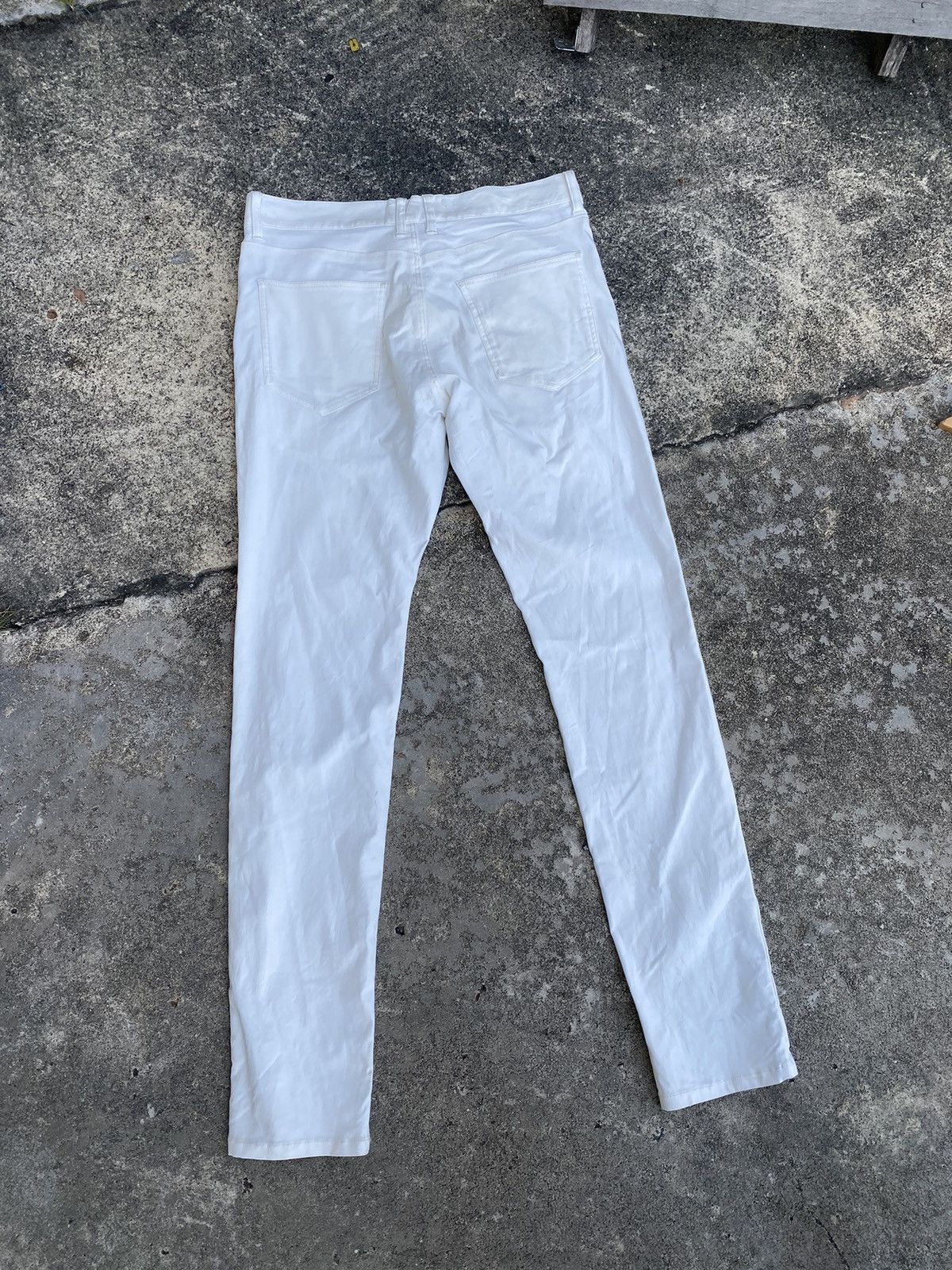 If Six Was Nine × Vintage × semanticdesign Semantic Design White Denim Pants Size US 31 - 5 Thumbnail