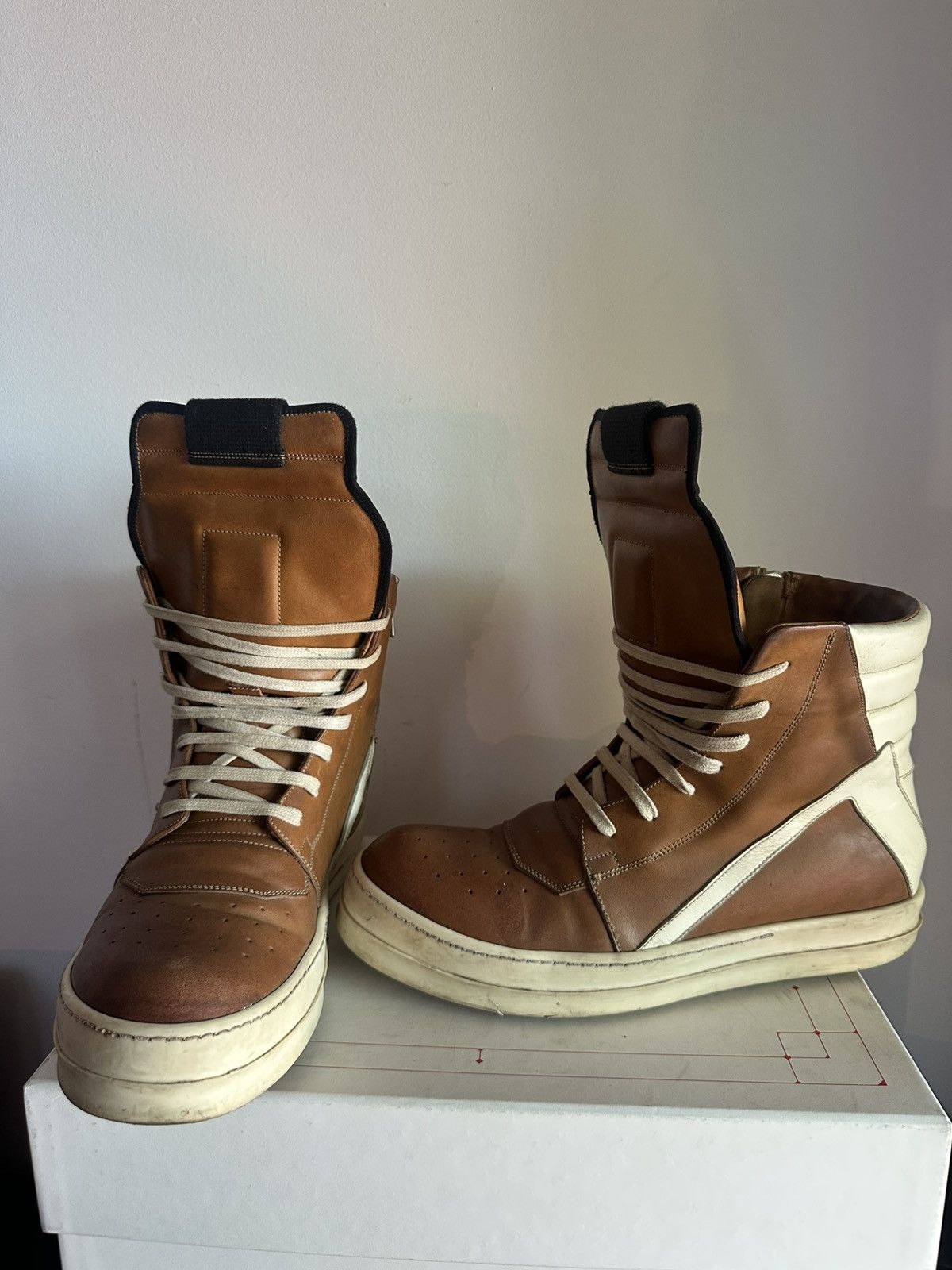 Rick Owens Rick owens SS16 Caramel Geobaskets Size US 10 / EU 43 - 17 Thumbnail