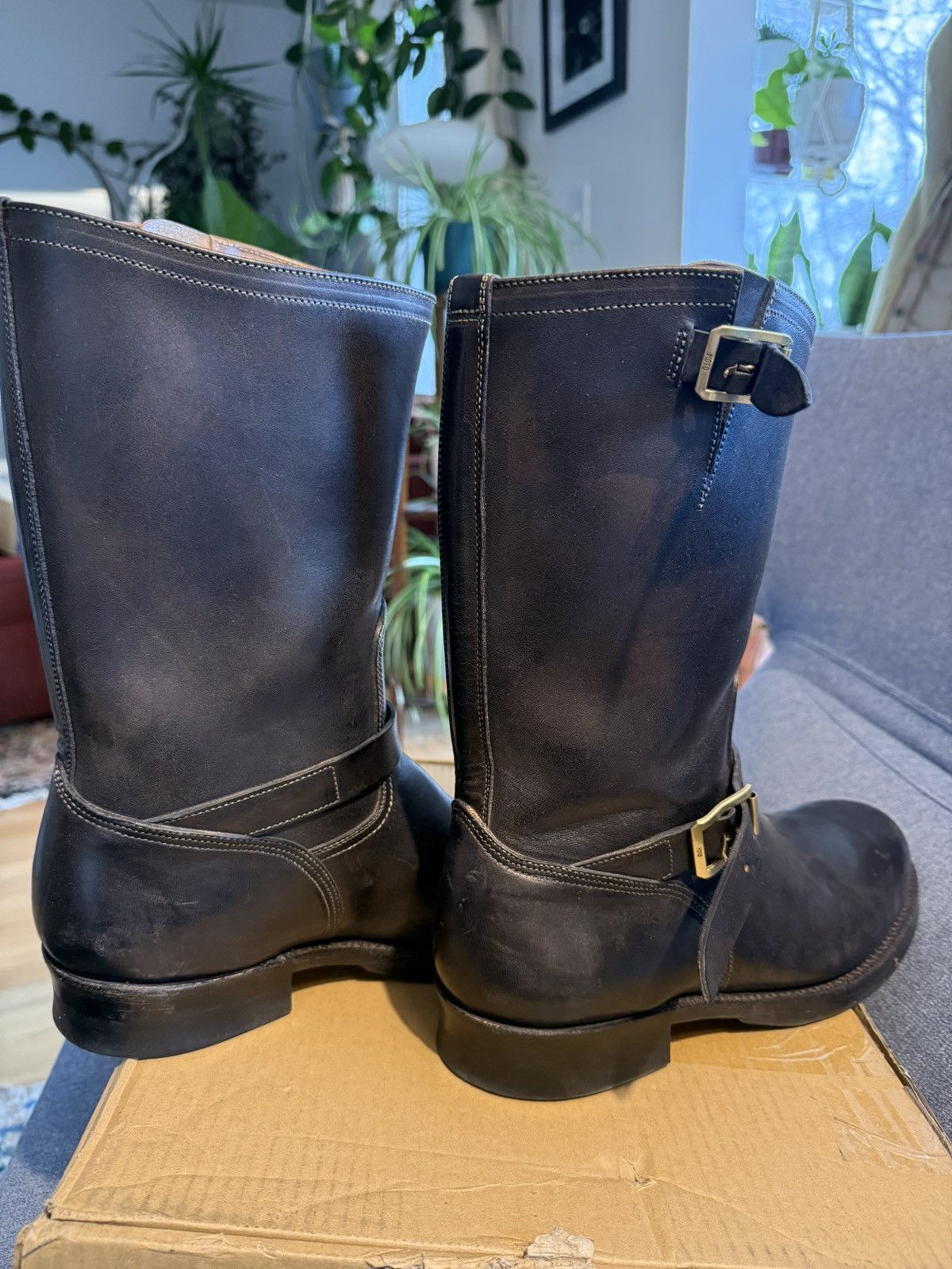 Other Leather Things Motor Japan Engineer Boots 11 (US12) Size US 12 / EU 45 - 4 Thumbnail