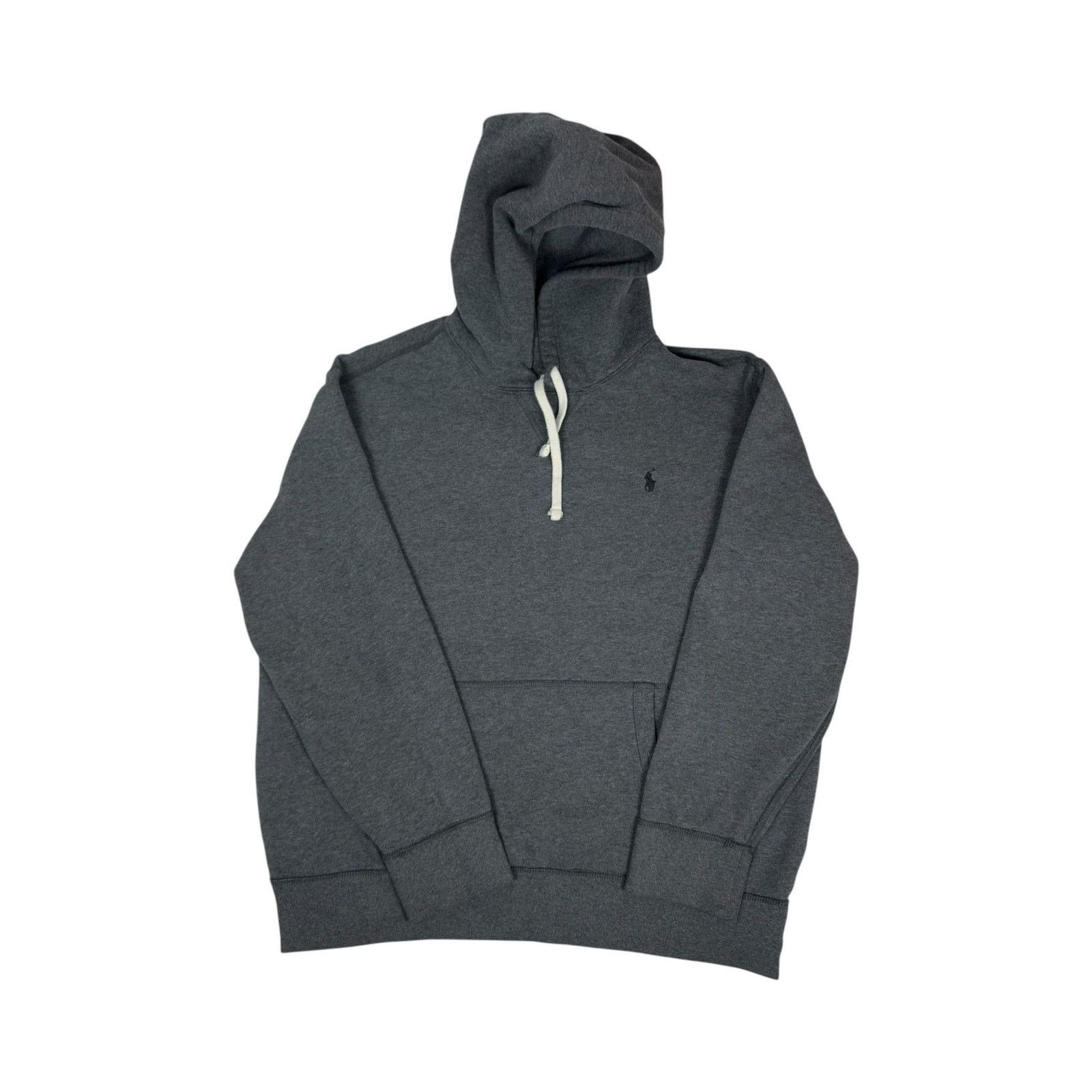 Polo Ralph Lauren Polo Ralph Lauren Men Gray Cotton Pullover Melange Hoodie XL Size US XL / EU 56 / 4 - 1 Thumbnail