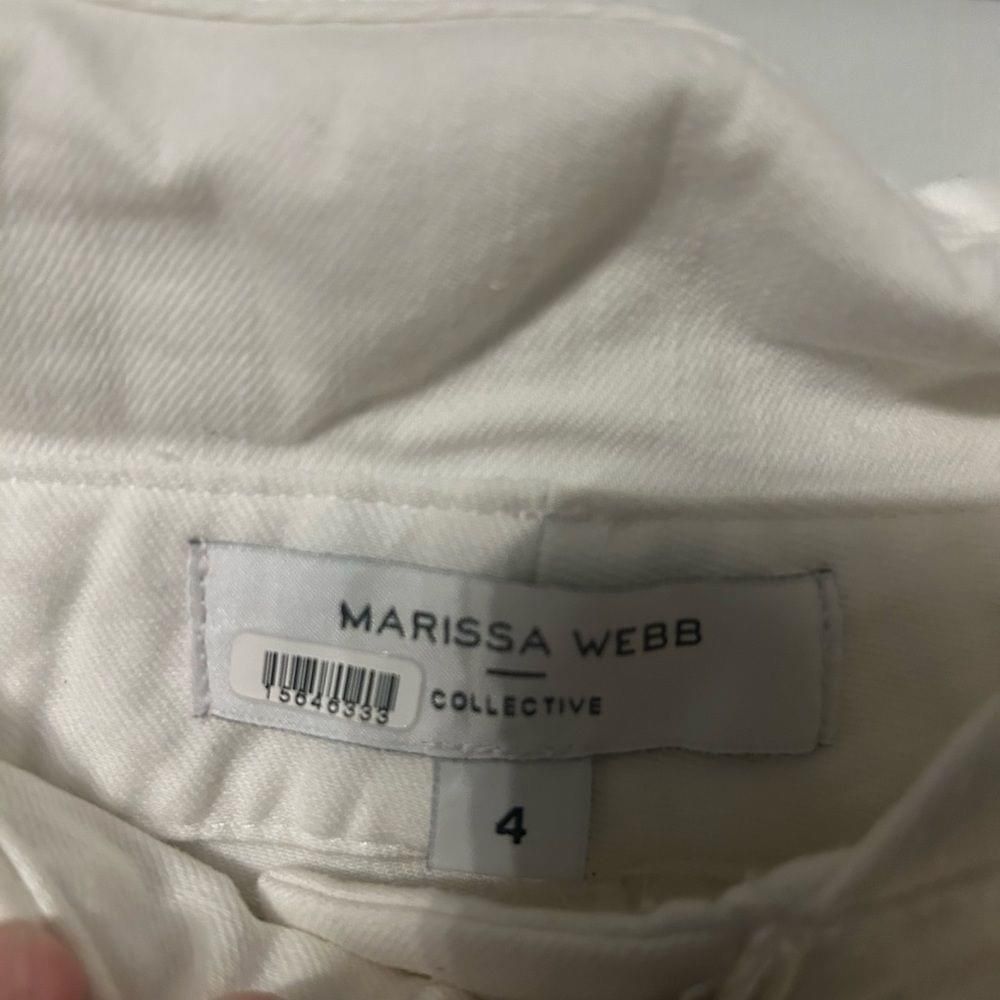 Marissa Webb Marissa Web 80s style white jeans size 4 nwot Size 27" / US 4 / IT 40 - 6 Thumbnail