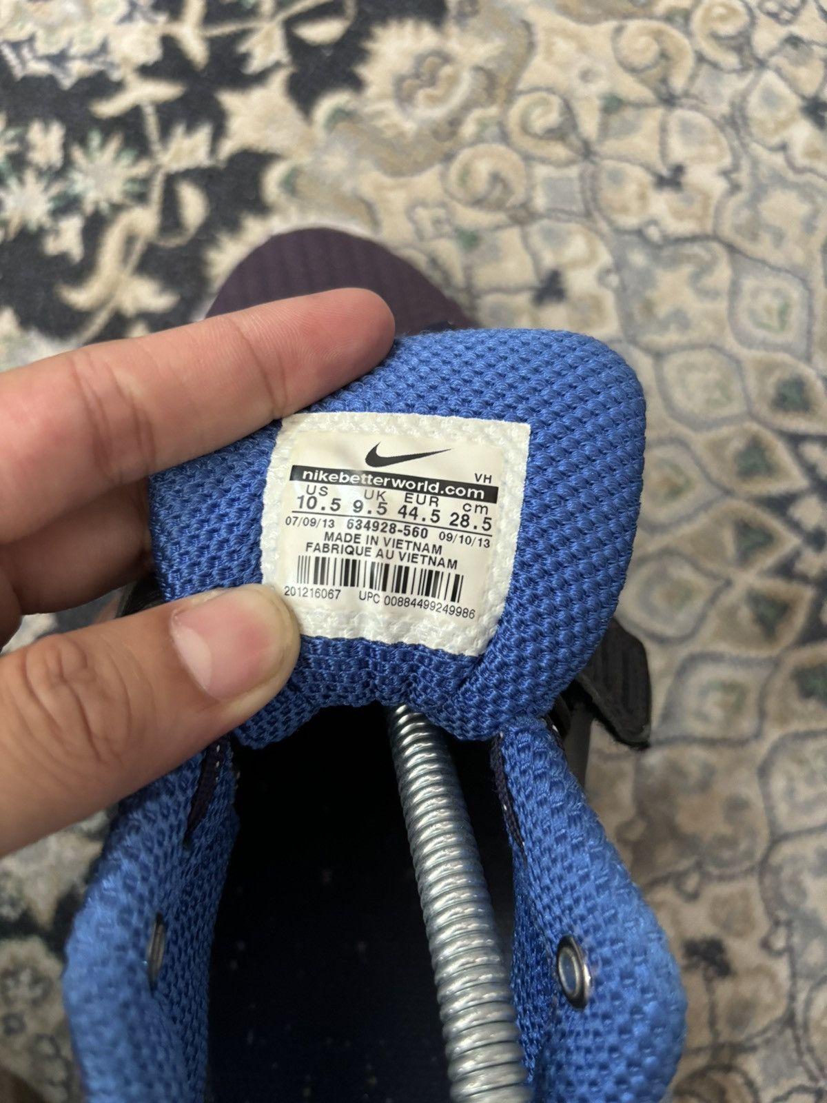 Nike × Stussy NIKE ACG x STUSSY Trainerendor Blue Purple Galaxy Size US 10.5 / EU 43-44 - 3 Thumbnail