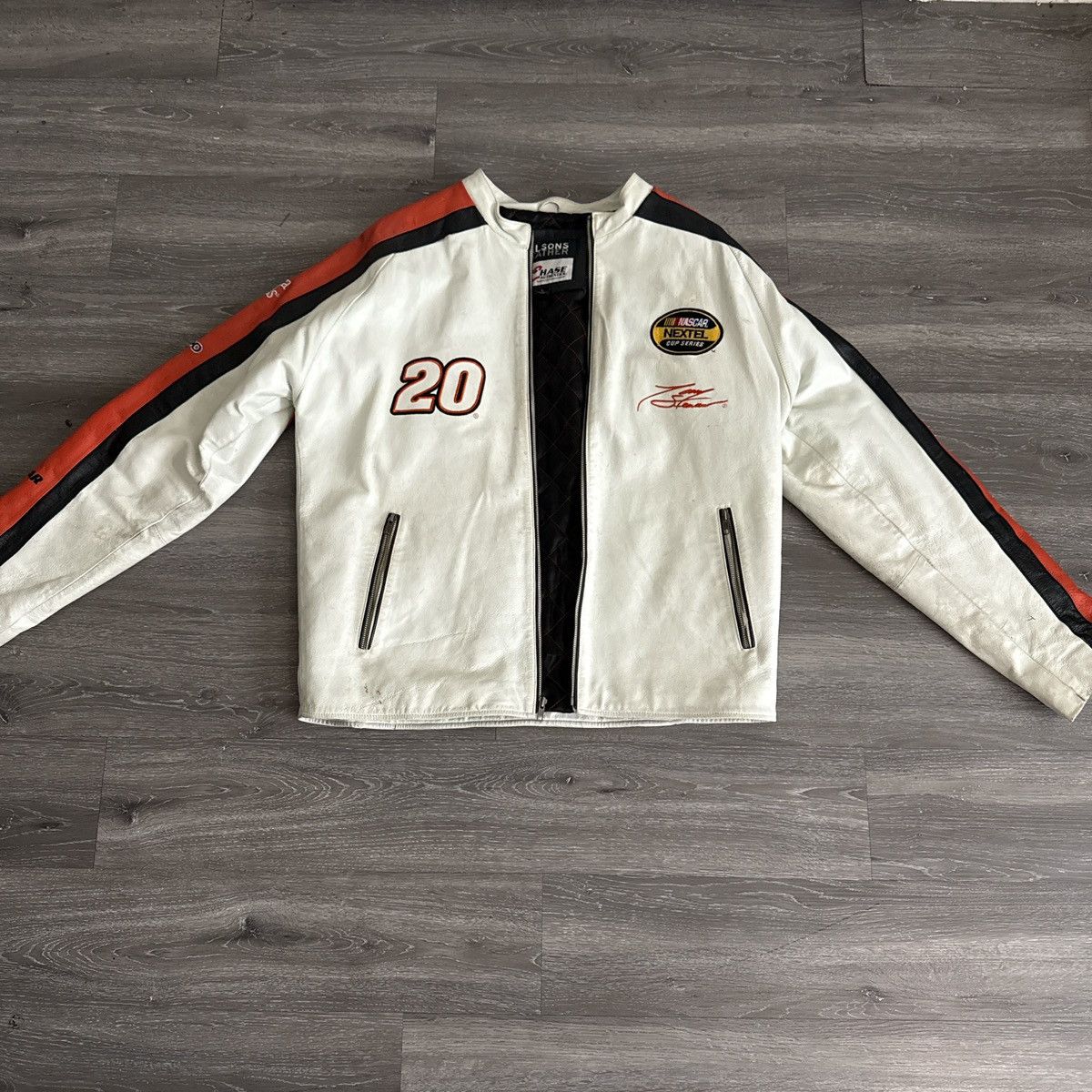 Nascar Home Depo Leather Jacket