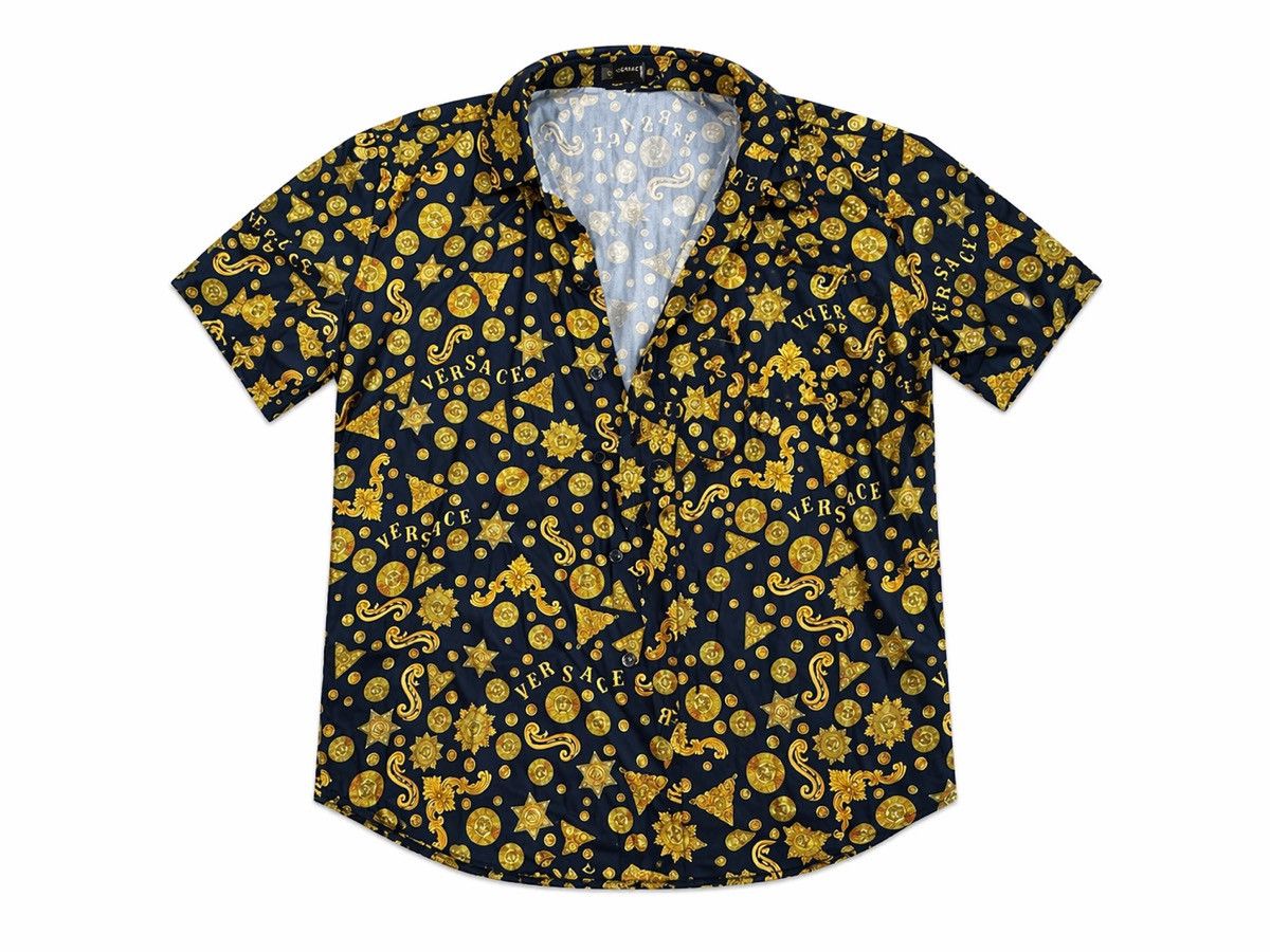 Versace Versace Style Baroque Shirt – Size 40 (Unisex) Size US XXS / EU 40 - 1 Thumbnail