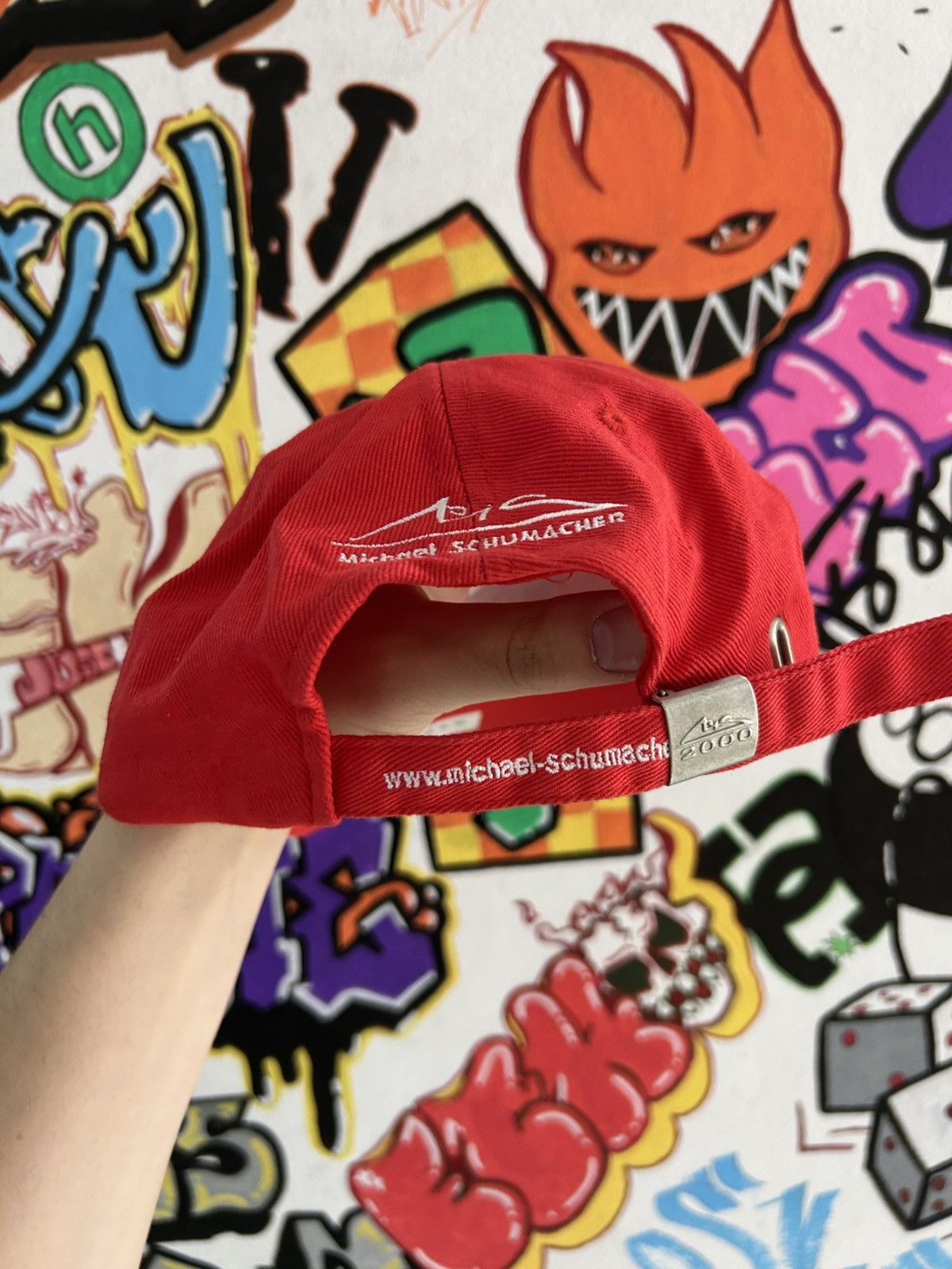 Ferrari × Vintage Michael Schumacher 90s Cap Size ONE SIZE - 3 Thumbnail