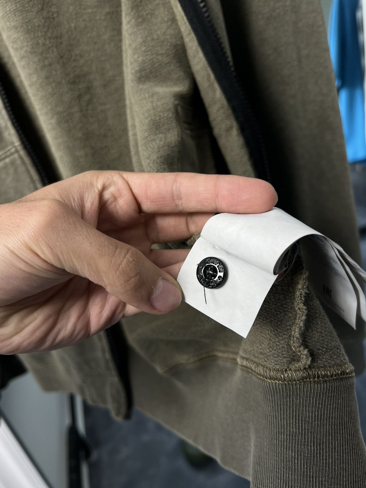 Designer × Stone Island Stone Island Khaki Green Hoodie L — Perfect Condition Size US L / EU 52-54 / 3 - 20 Thumbnail