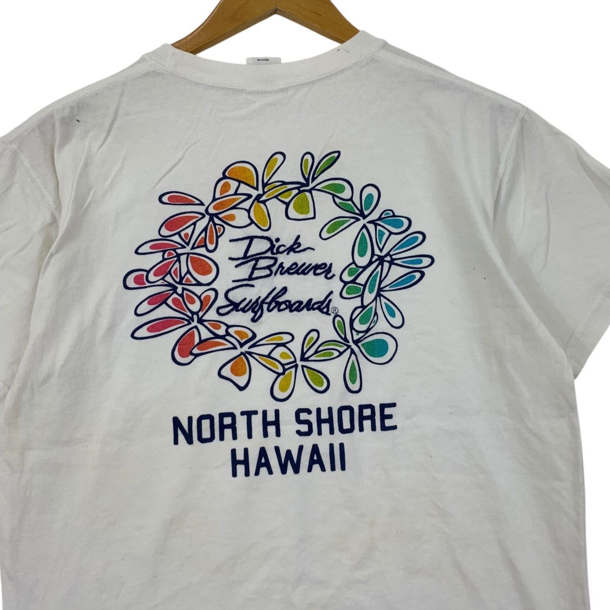 Vintage DICK BREWER SURFBOARD North Shore Hawaii Tee Shirt Top Size S / US 4 / IT 40 - 6 Thumbnail