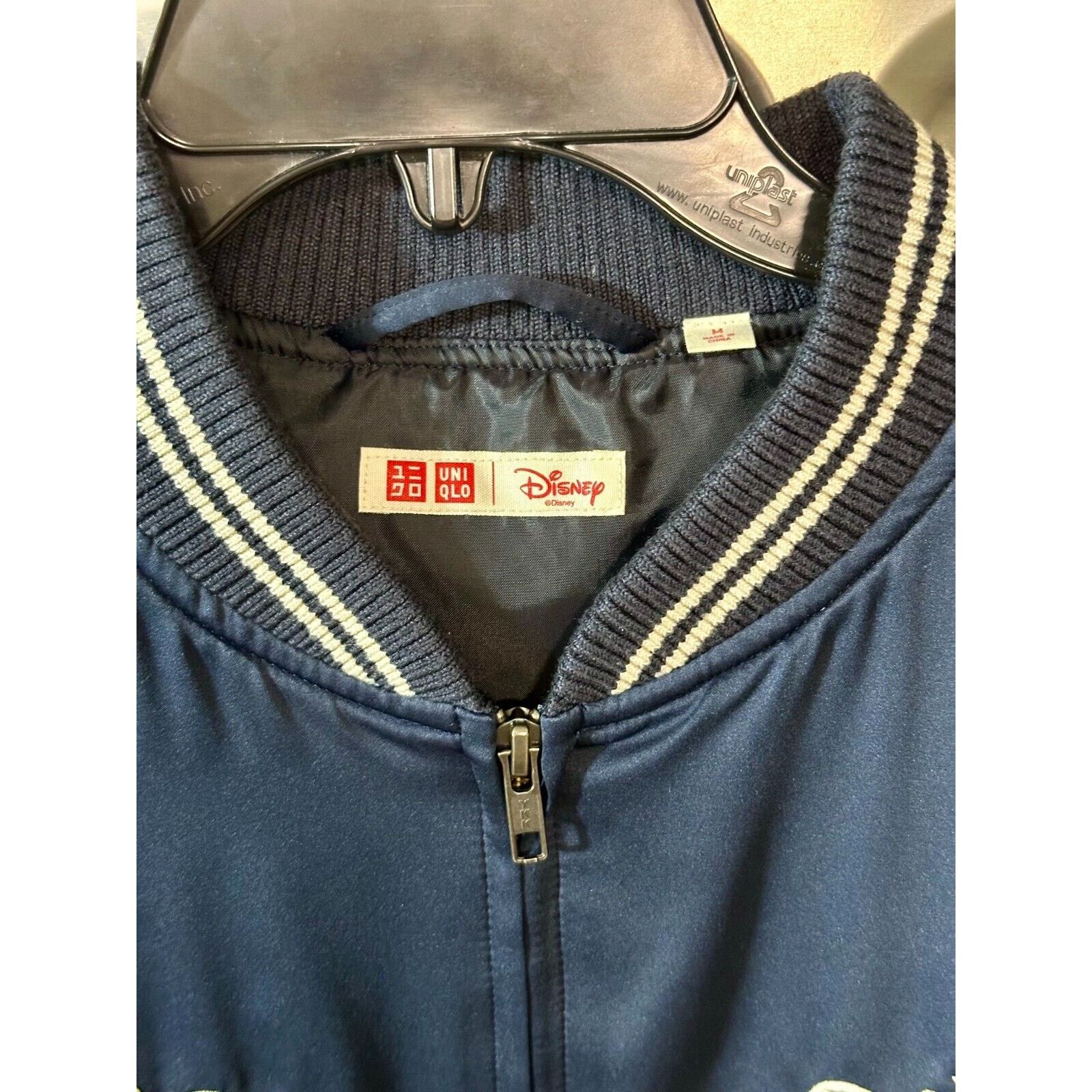 Uniqlo Disney Mickey Mouse 'Los Angeles' Satin Bomber Jacket | Rare Size US M / EU 48-50 / 2 - 3 Thumbnail