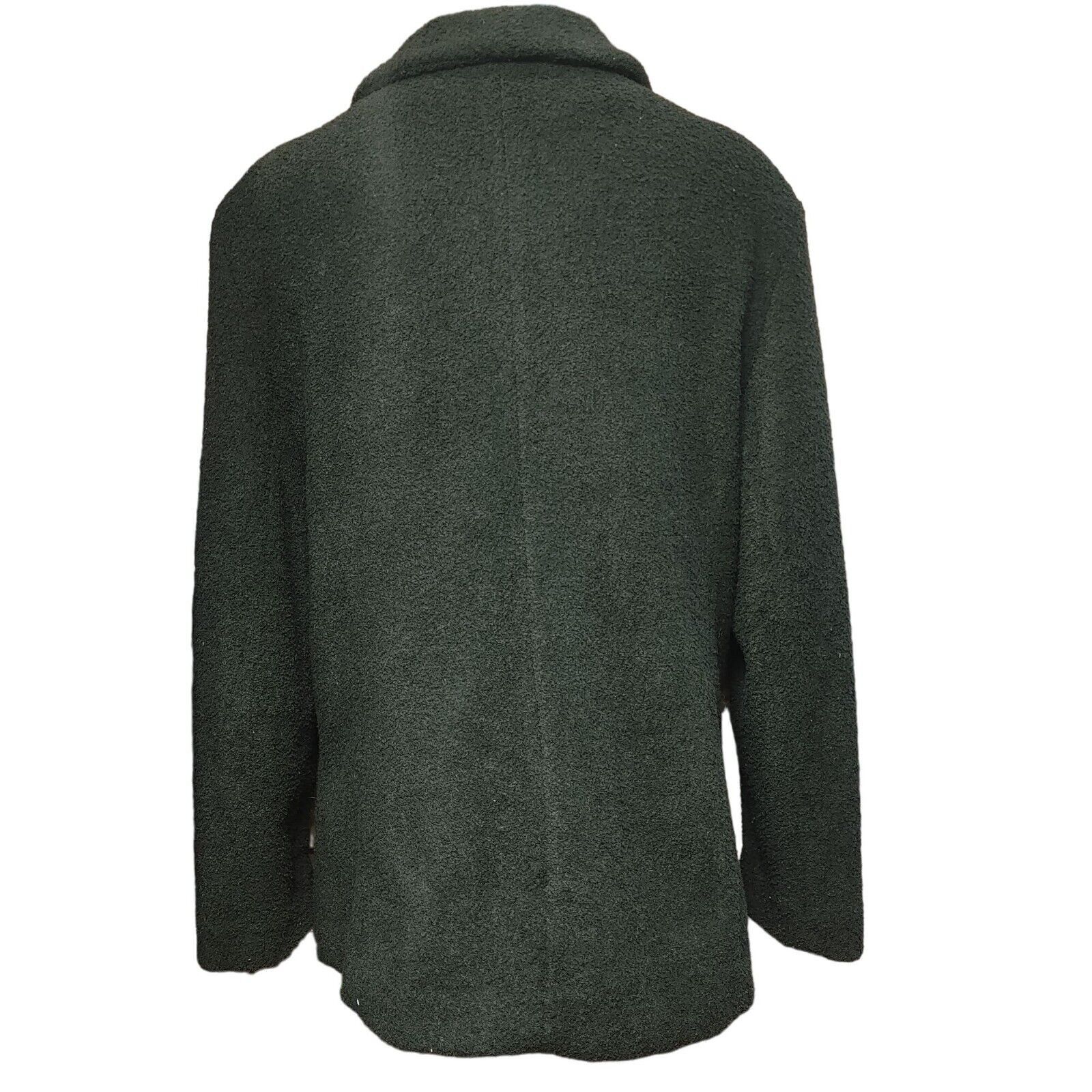 Sandro Sandro Womens XL Black Lined Peacoat Jacket Fall Harvest Size XL / US 12-14 / IT 48-50 - 2 Thumbnail