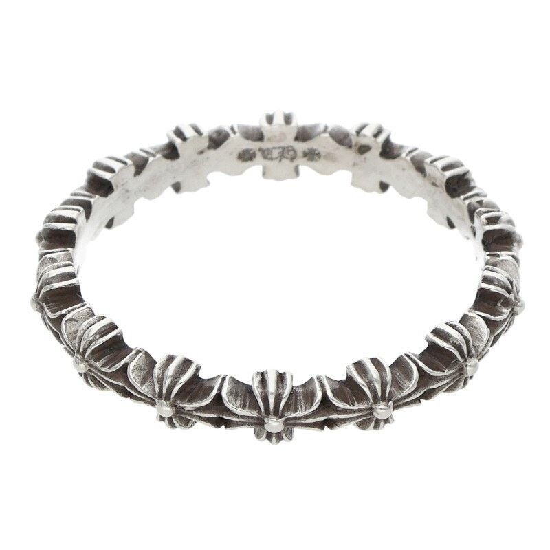 Chrome Hearts Chrome Hearts Tiny ECH Plus Band Silver Ring Size ONE SIZE - 1 Thumbnail