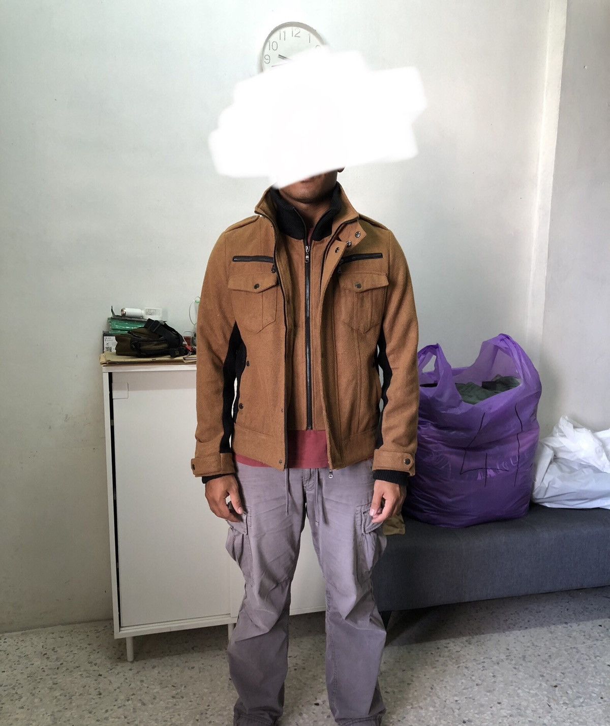 Japanese Brand SemanticDesign Bondage Punk Double Wool Zipper Jacket Size US L / EU 52-54 / 3 - 6 Thumbnail