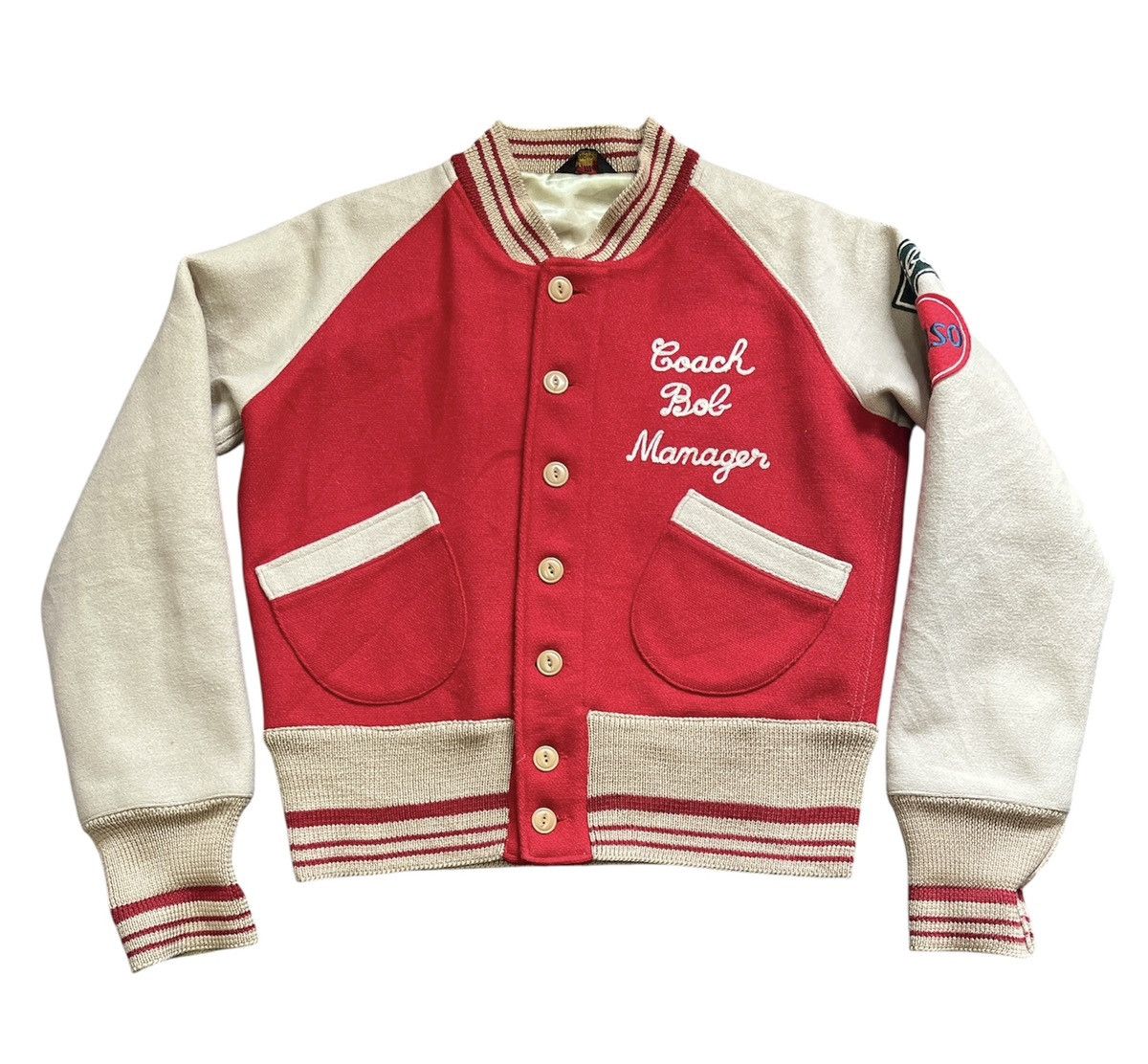 Japanese Brand Vintage K.Mayer varsity Jacket Size US M / EU 48-50 / 2 - 2 Thumbnail