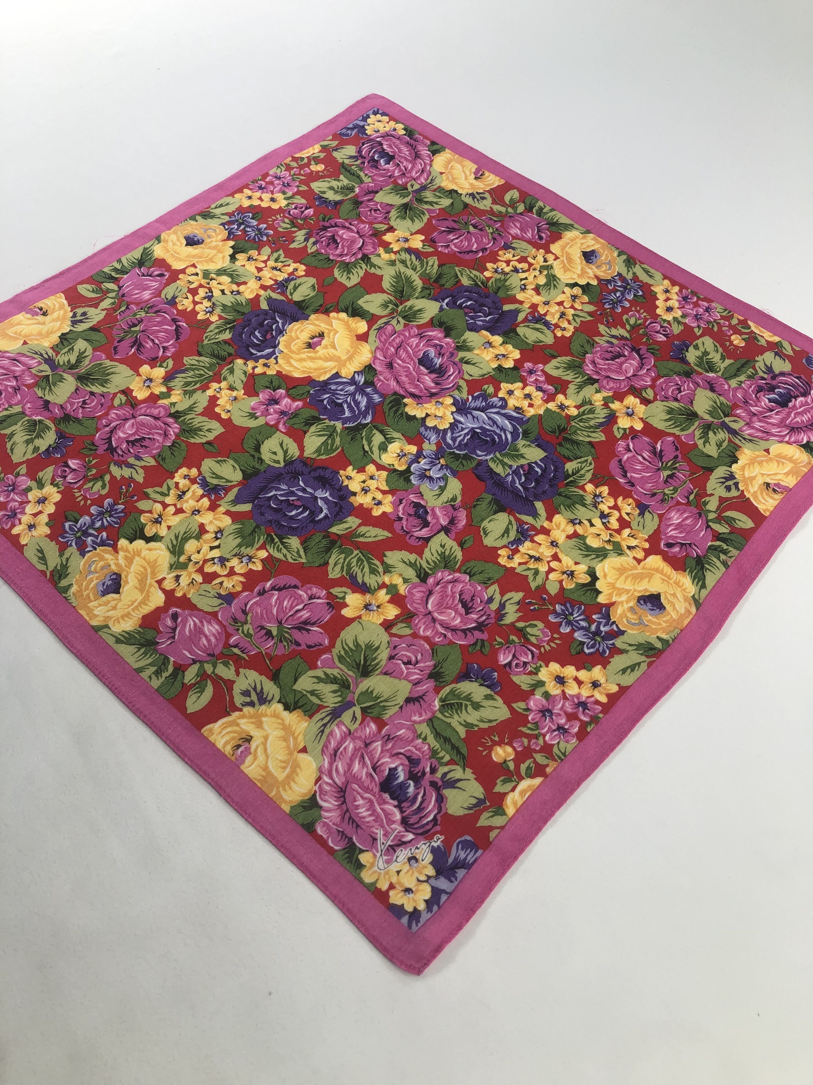 Kenzo × Vintage Kenzo Handkerchief / Bandana / Neckerchief Size ONE SIZE - 3 Thumbnail