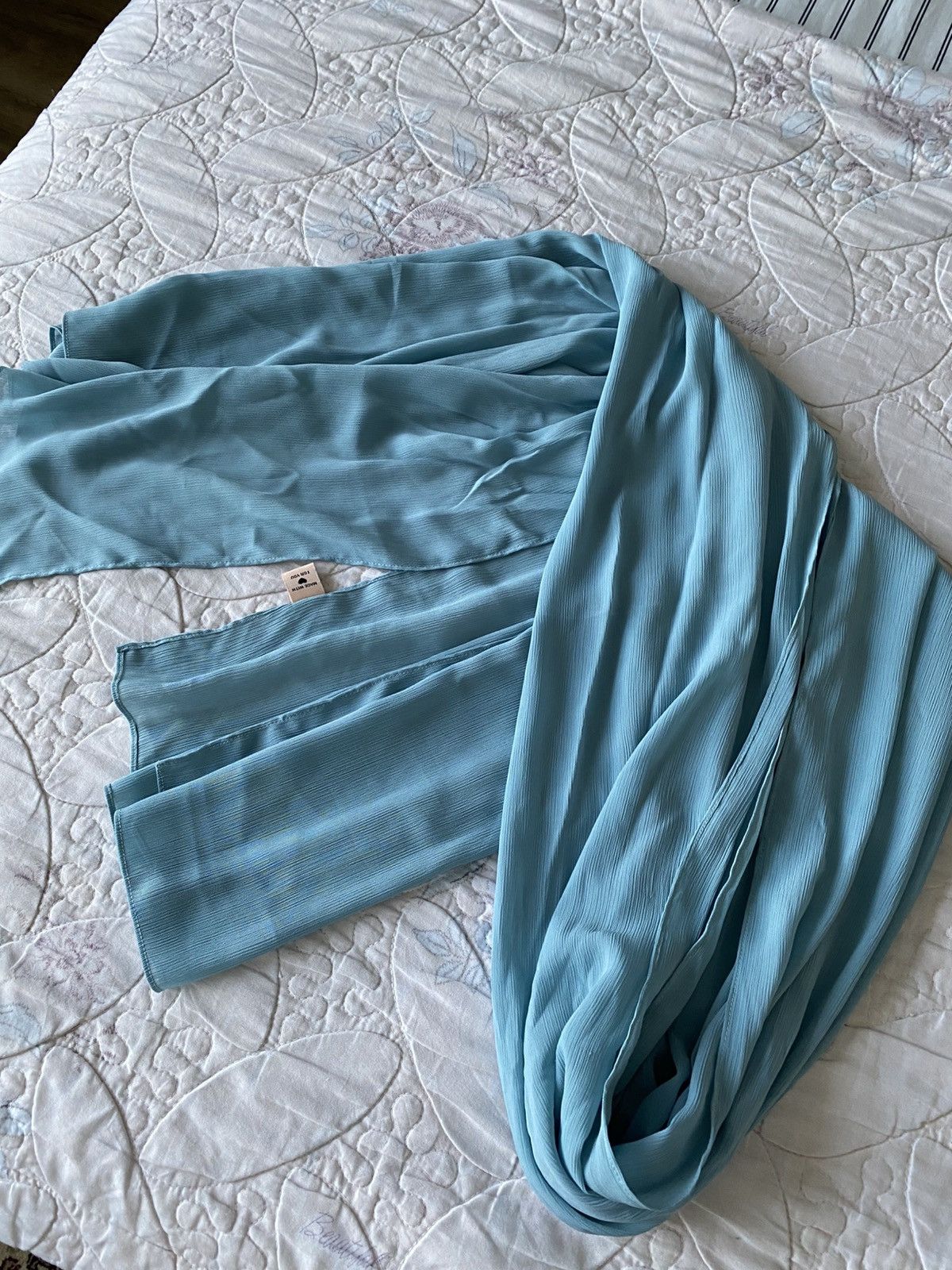 Other VOILE CHIC Premium Chiffon Light Blue Hijab Scarf For Women Size ONE SIZE - 4 Thumbnail
