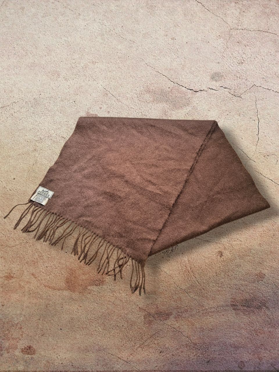 Hermes Luxury Hermès Scarf - 100% Camel Hair Size ONE SIZE - 3 Thumbnail