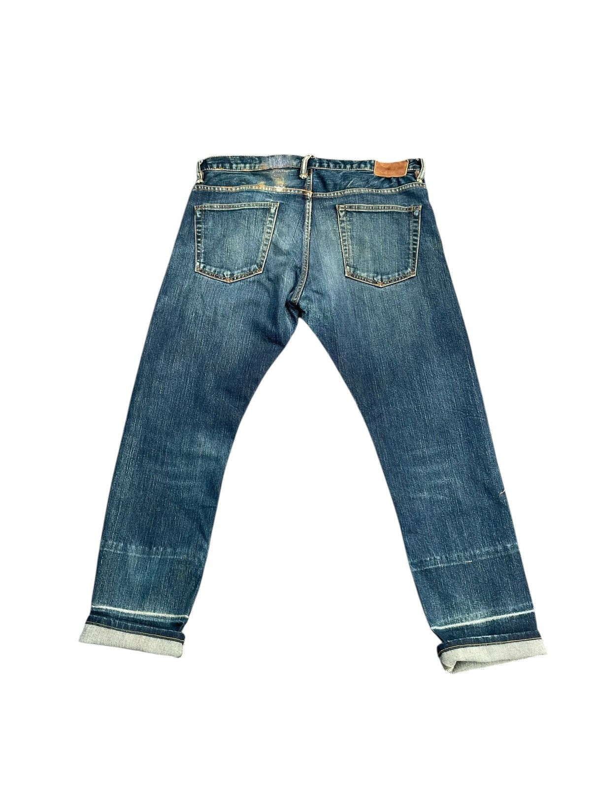 Japanese Brand Ships Redline Selvedge Denim Size US 36 / EU 52 - 7 Thumbnail