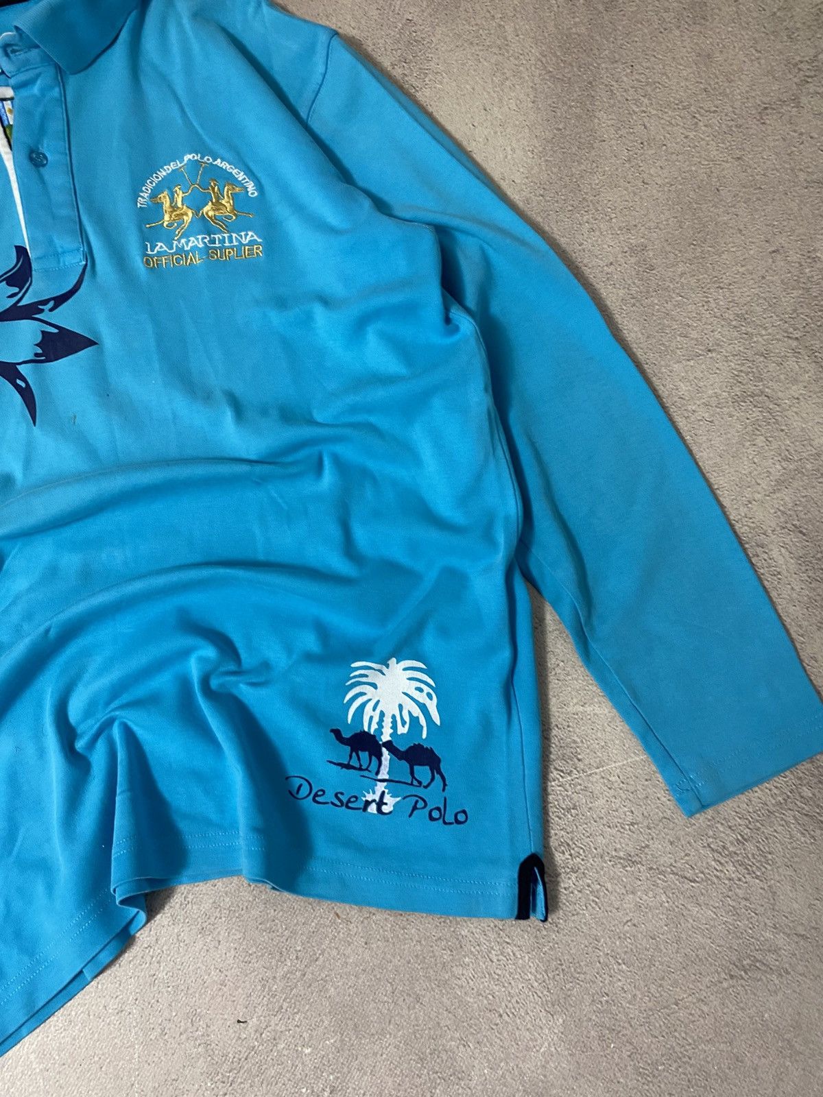 La Martina × Vintage La Martina Polo Ralph Like Dubai vintage rugby jersey Size US XL / EU 56 / 4 - 3 Thumbnail