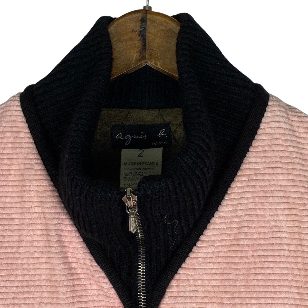 agnes b. Vintage Agnès b. Paris Corduroy Bomber Jacket Made in France Size L / US 10 / IT 46 - 5 Thumbnail