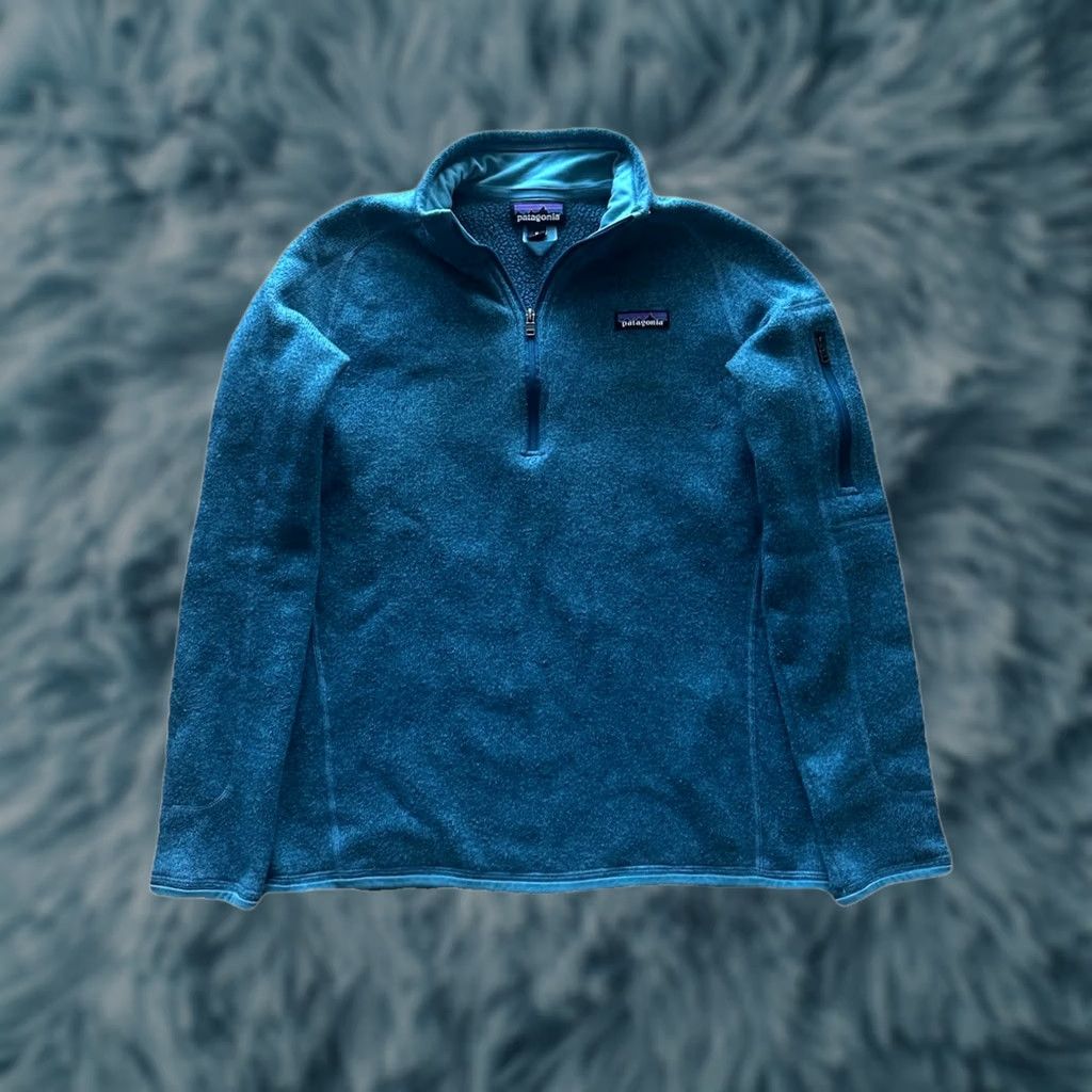 Patagonia Patagonia Women’s Jacket Teal Blue 1/4 Zip Pullover Size M Size M / US 6-8 / IT 42-44 - 1 Thumbnail