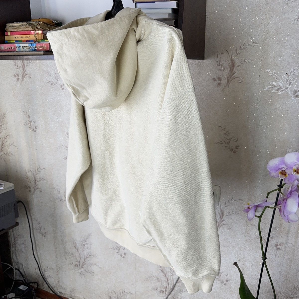 Spyder Off the Label Hoodie Reversible Boxy Fit Beige Streetwear XL Size US XL / EU 56 / 4 - 18 Thumbnail